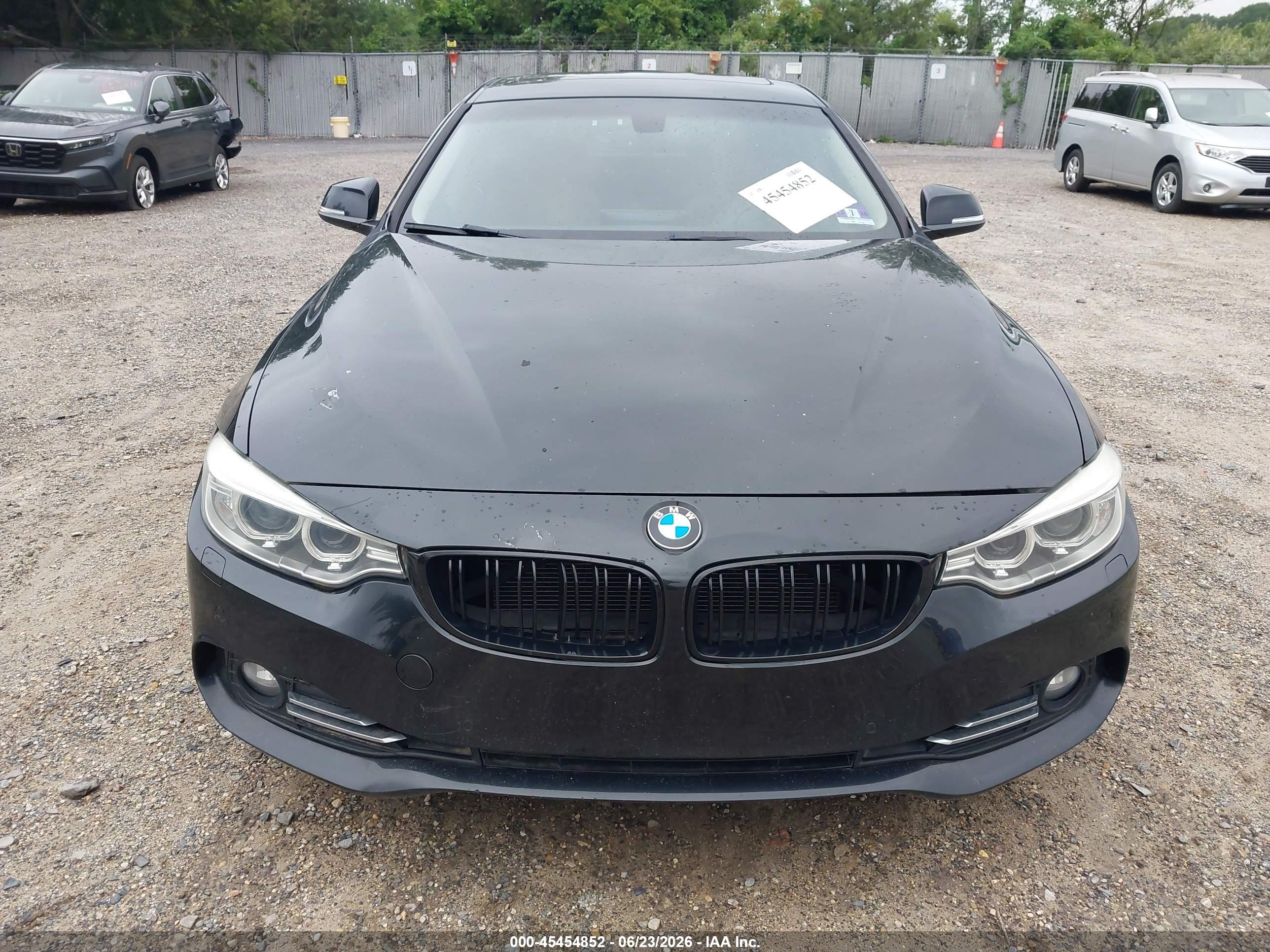 2015 Bmw 428 Gran Coupe Xdrive Black vin: WBA4C9C51FD331883
