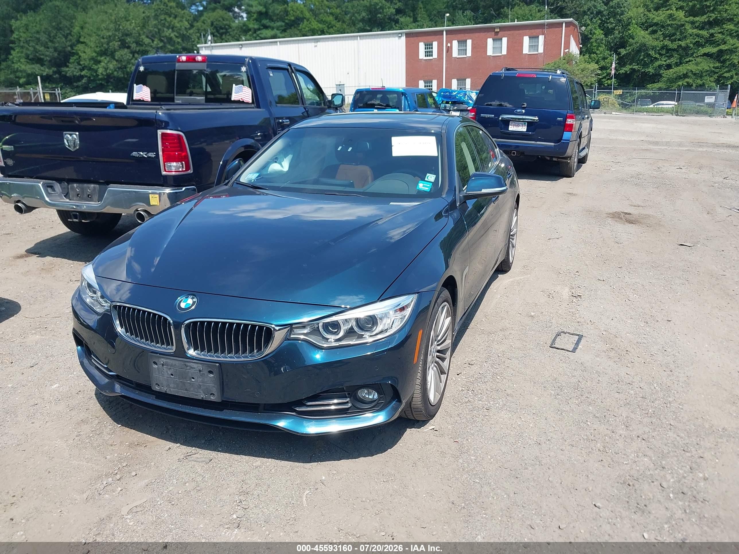 2015 Bmw 428 Gran Coupe Xdrive Blue vin: WBA4C9C52FG135269
