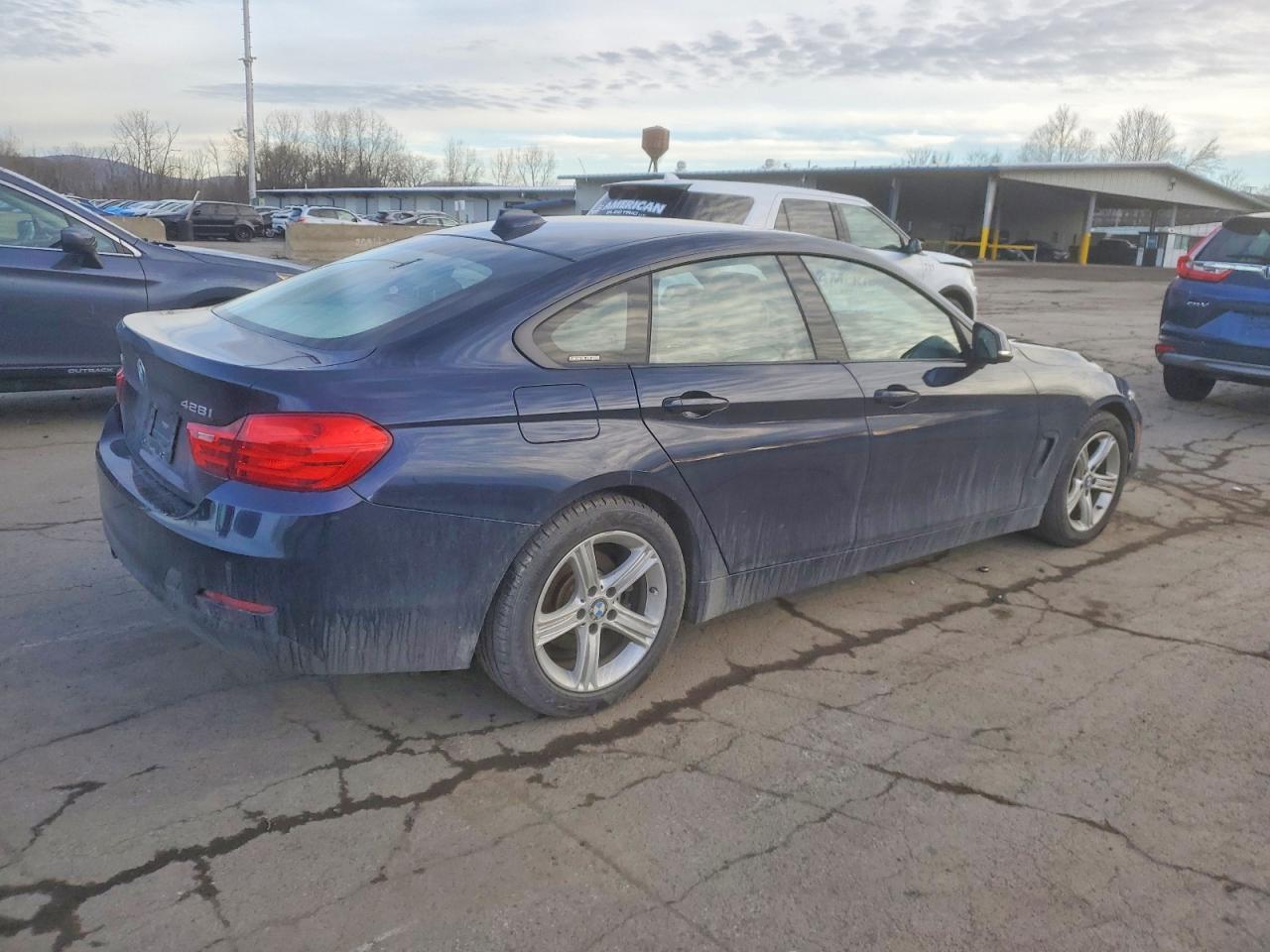 2015 Bmw 428 Xi Gran Coupe Sulev Синий vin: WBA4C9C53FD330105