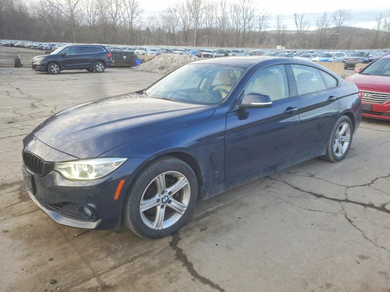 2015 Bmw 428 Xi Gran Coupe Sulev Синий vin: WBA4C9C53FD330105