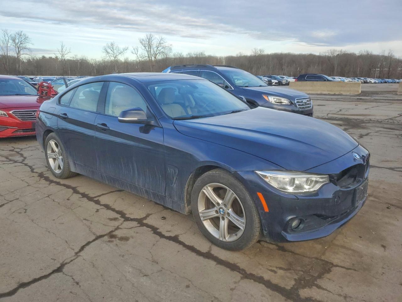 2015 Bmw 428 Xi Gran Coupe Sulev Синий vin: WBA4C9C53FD330105