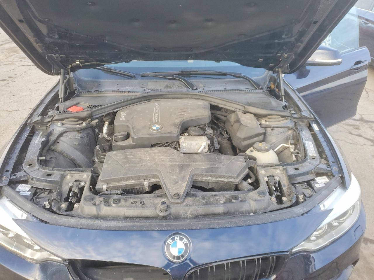 2015 Bmw 428 Xi Gran Coupe Sulev Синий vin: WBA4C9C53FD330105
