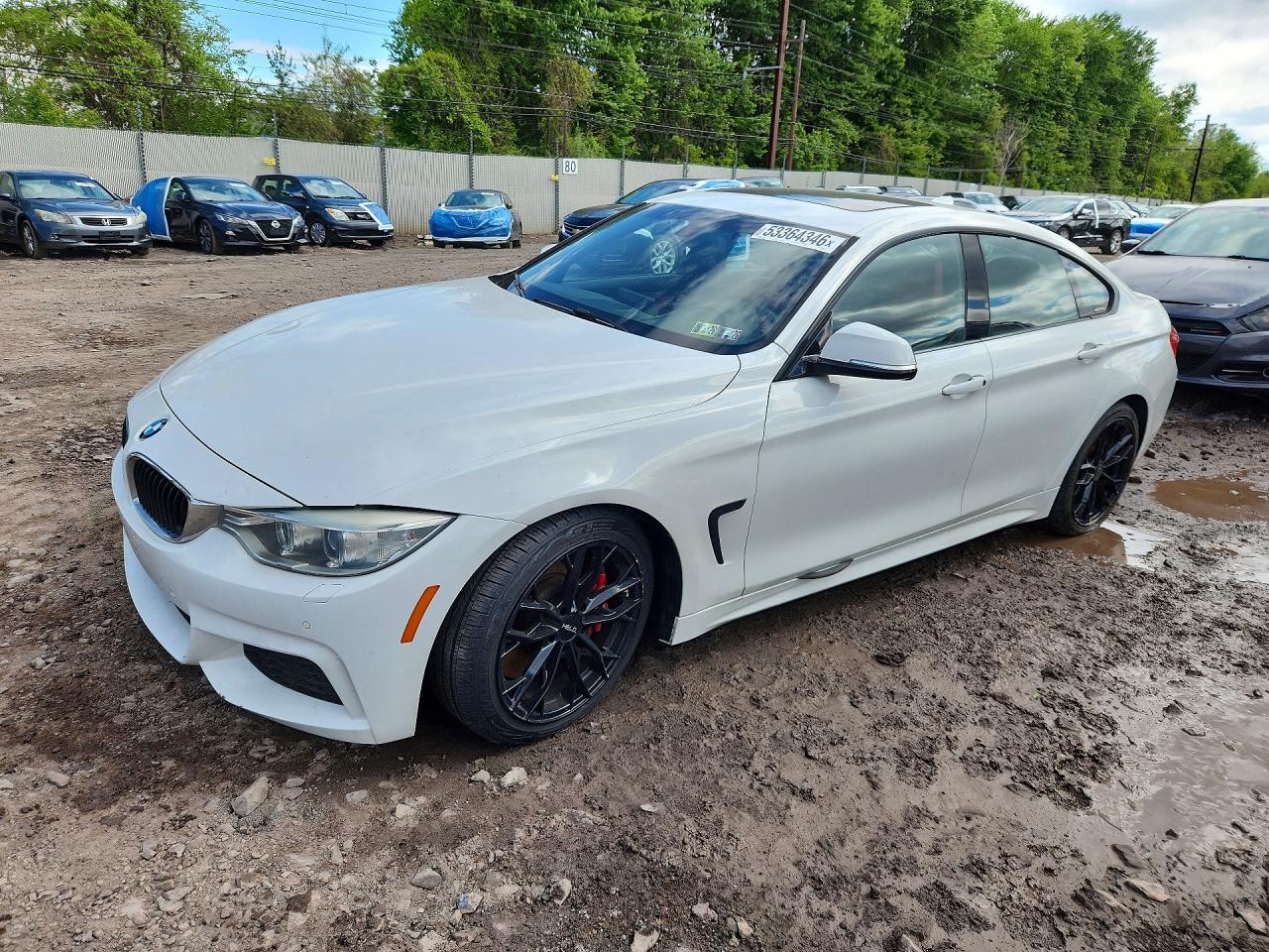 2015 Bmw 428 Xi Gran Coupe Sulev White vin: WBA4C9C55FD330526