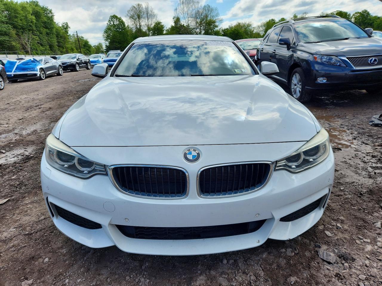 2015 Bmw 428 Xi Gran Coupe Sulev White vin: WBA4C9C55FD330526