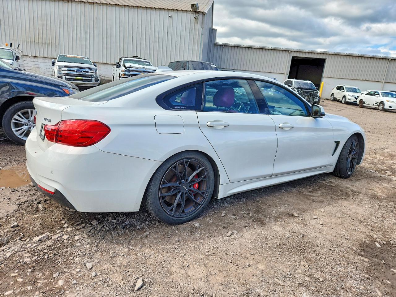 2015 Bmw 428 Xi Gran Coupe Sulev White vin: WBA4C9C55FD330526