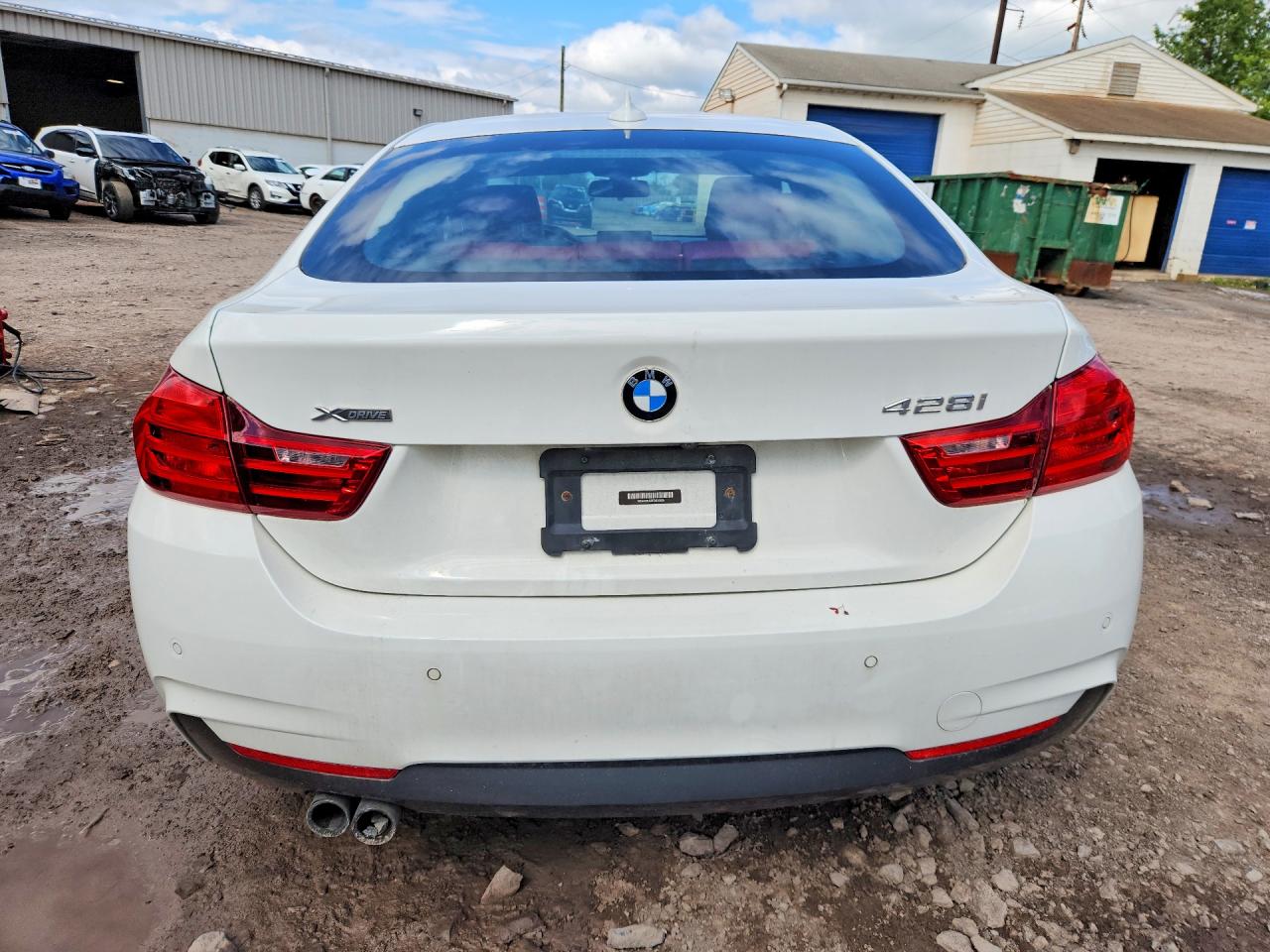 2015 Bmw 428 Xi Gran Coupe Sulev White vin: WBA4C9C55FD330526