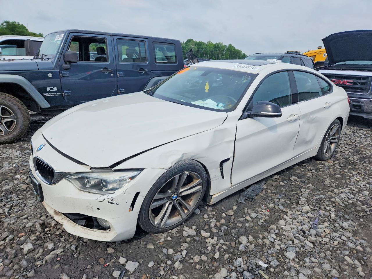2015 Bmw 428 Xi Gran Coupe Sulev White vin: WBA4C9C56FD330244