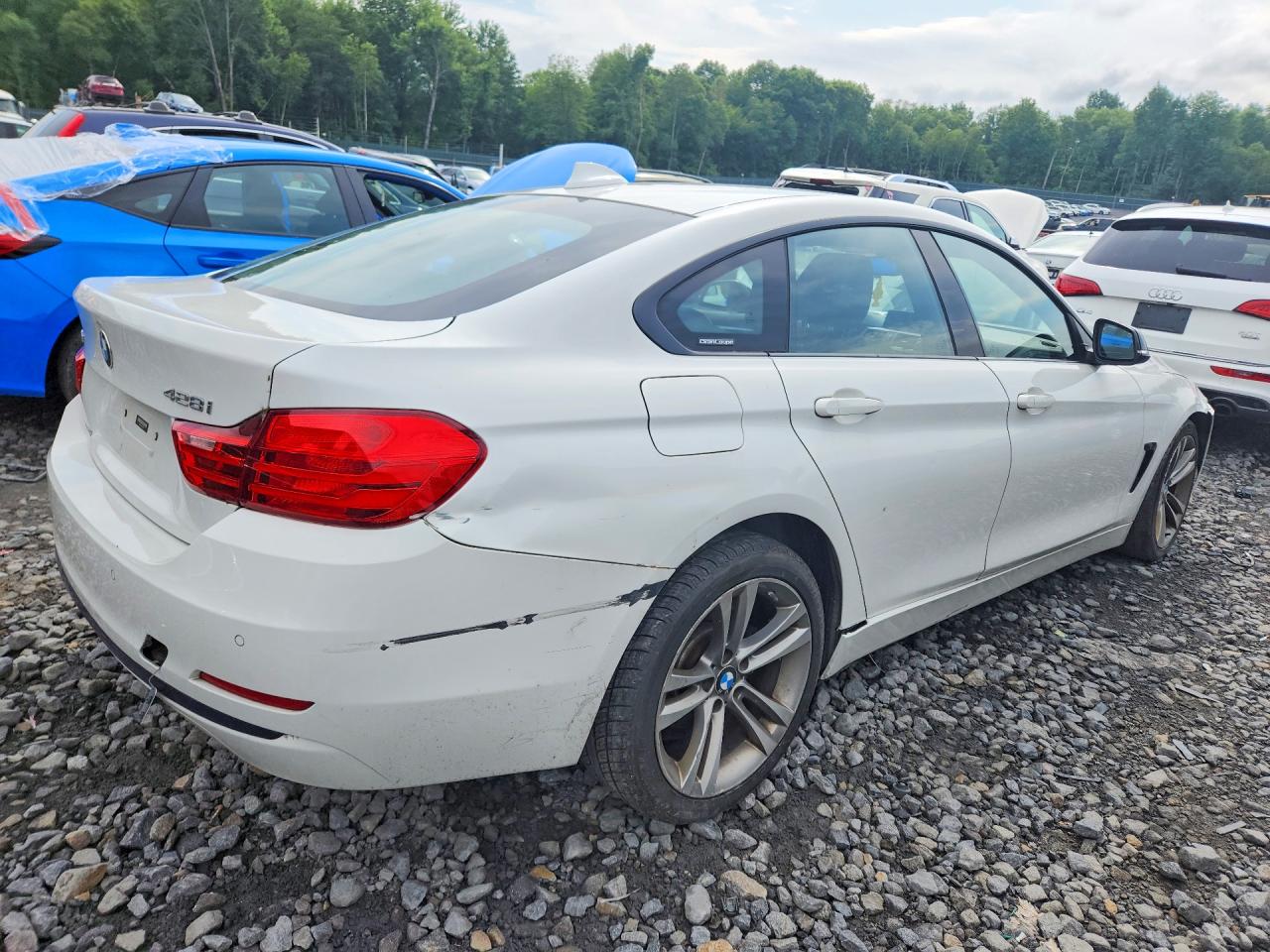 2015 Bmw 428 Xi Gran Coupe Sulev Белый vin: WBA4C9C56FD330244