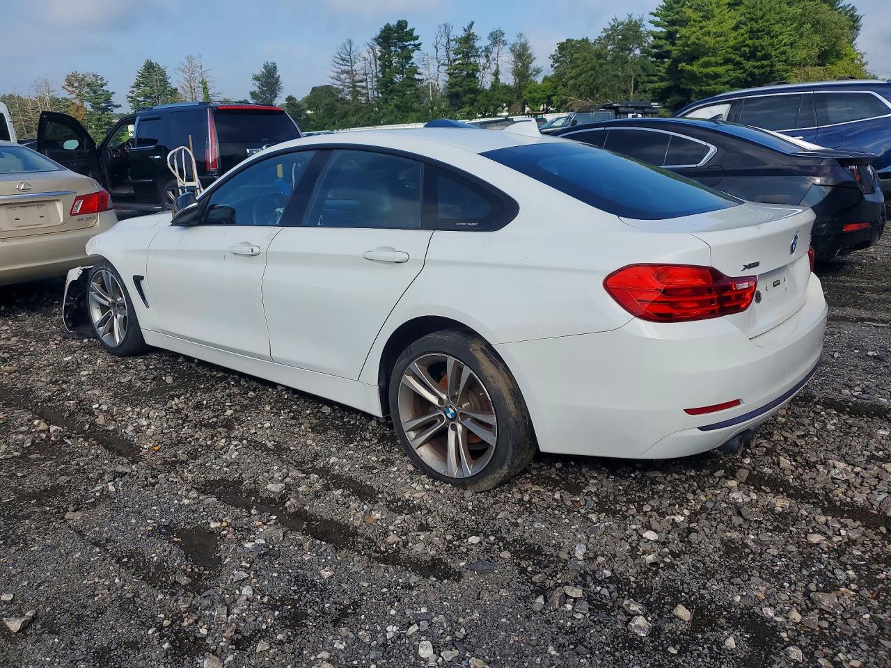 2015 Bmw 428 Xi Gran Coupe Sulev White vin: WBA4C9C56FD330549