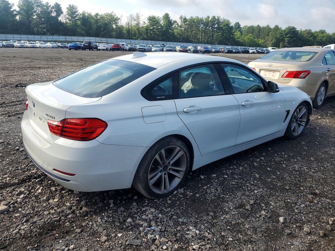 2015 Bmw 428 Xi Gran Coupe Sulev White vin: WBA4C9C56FD330549