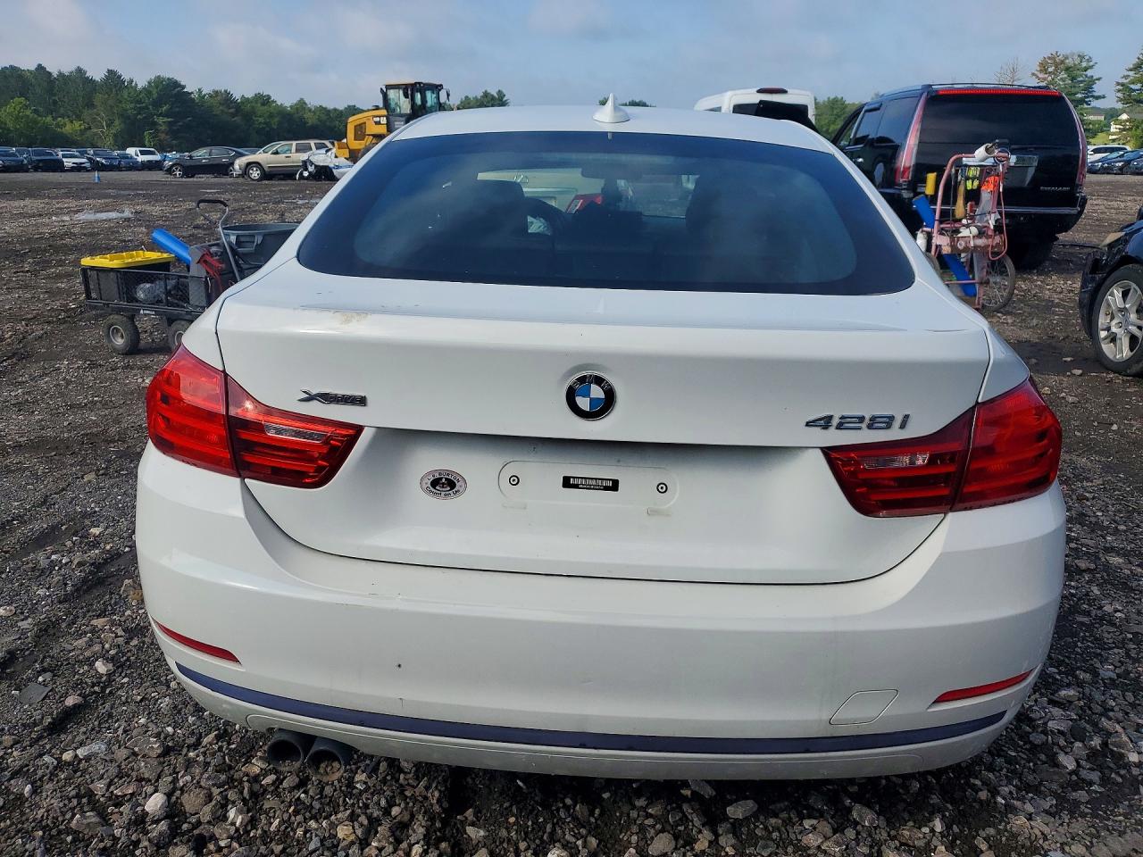 2015 Bmw 428 Xi Gran Coupe Sulev White vin: WBA4C9C56FD330549