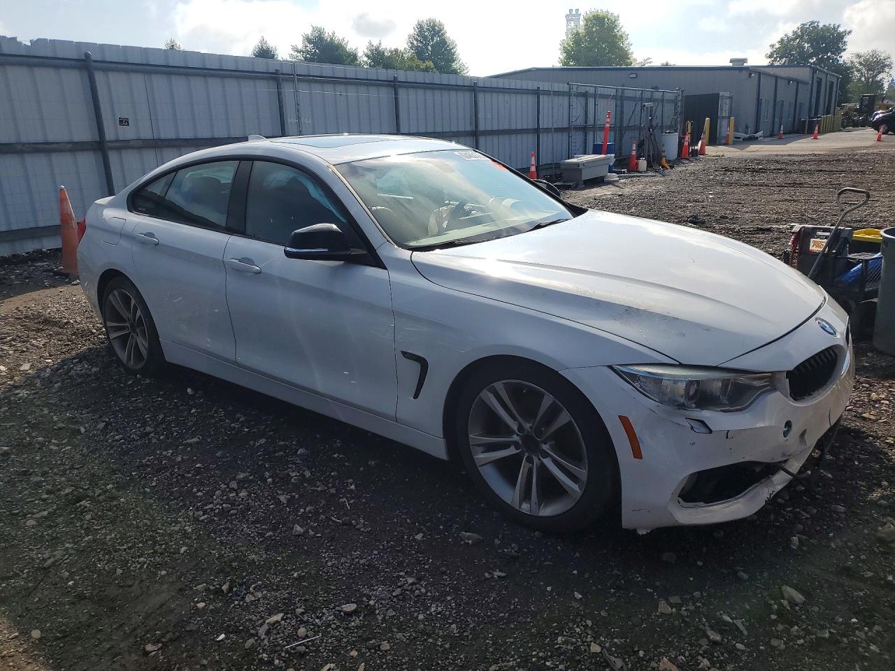 2015 Bmw 428 Xi Gran Coupe Sulev White vin: WBA4C9C56FD330549