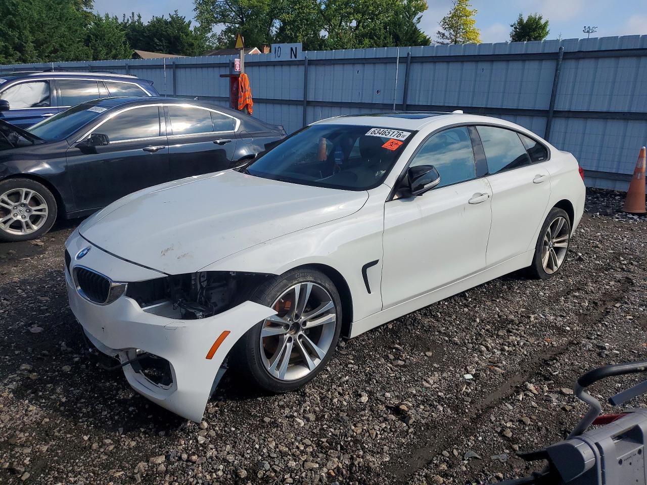 2015 Bmw 428 Xi Gran Coupe Sulev White vin: WBA4C9C56FD330549