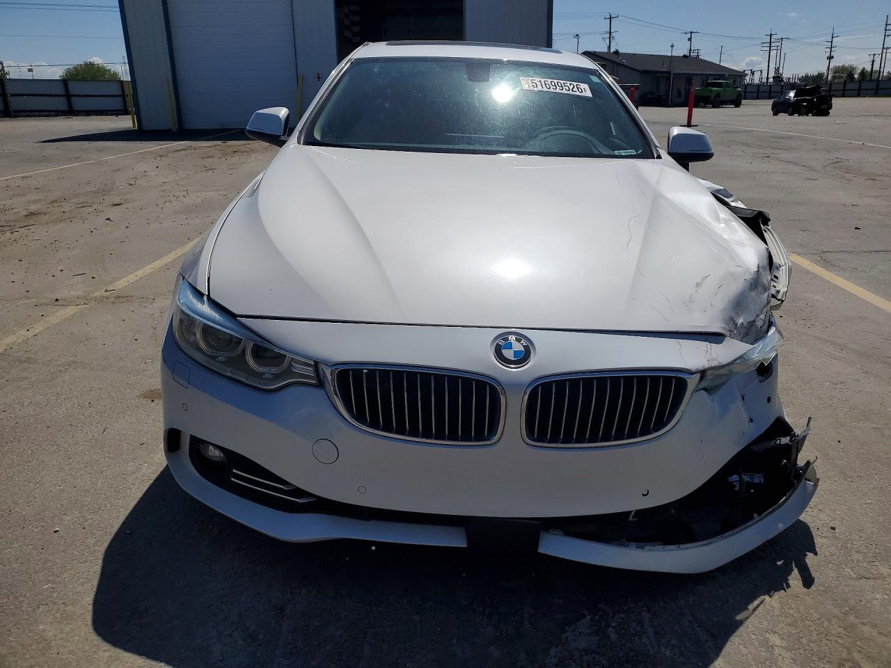 2015 Bmw 428 Xi Gran Coupe Sulev White vin: WBA4C9C56FD330860