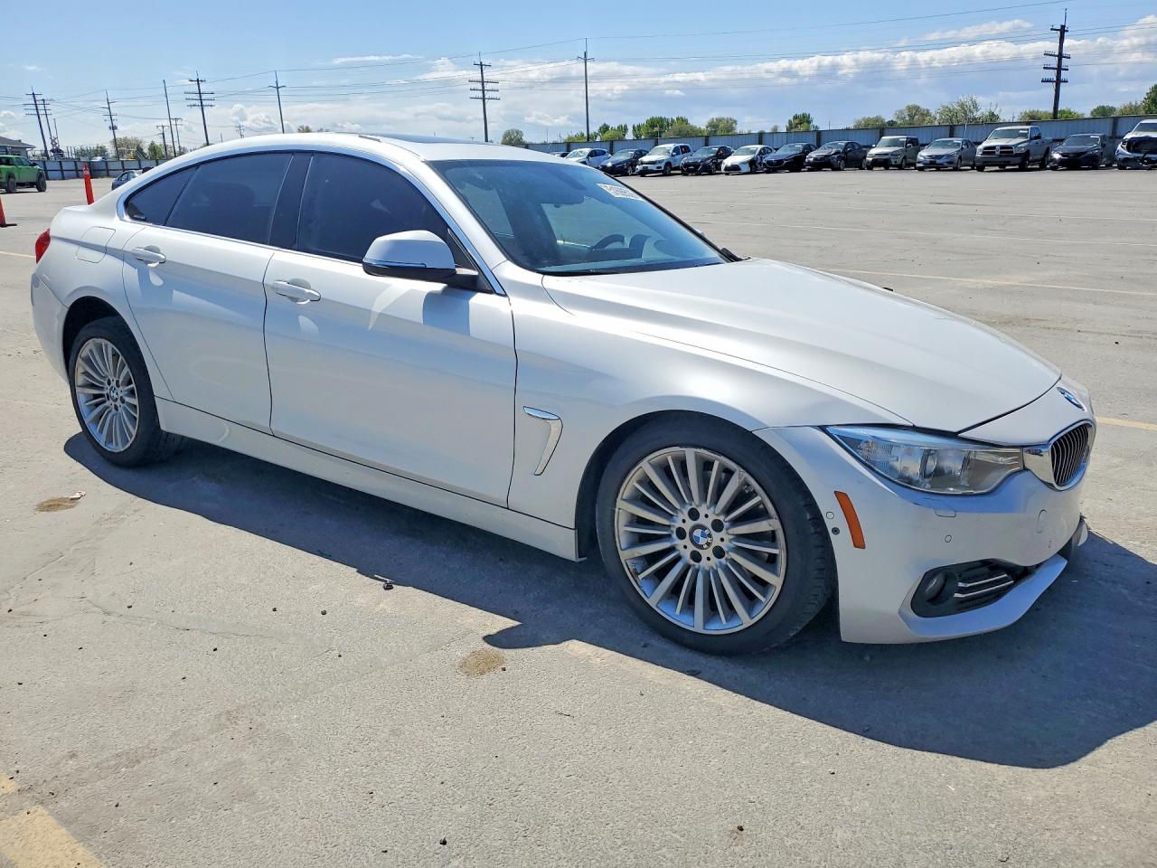 2015 Bmw 428 Xi Gran Coupe Sulev White vin: WBA4C9C56FD330860
