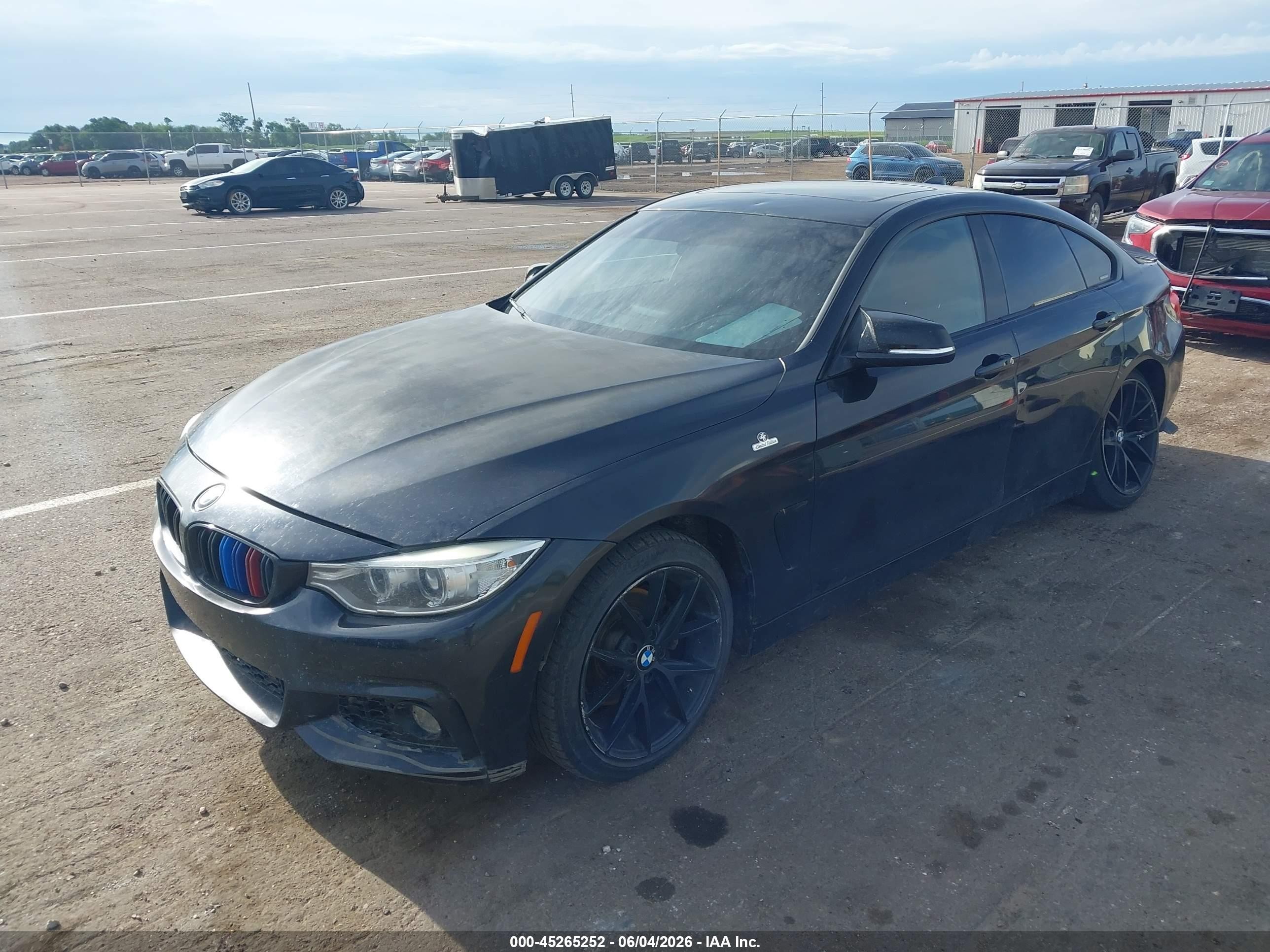2015 Bmw 428 Gran Coupe Xdrive Black vin: WBA4C9C56FD331796