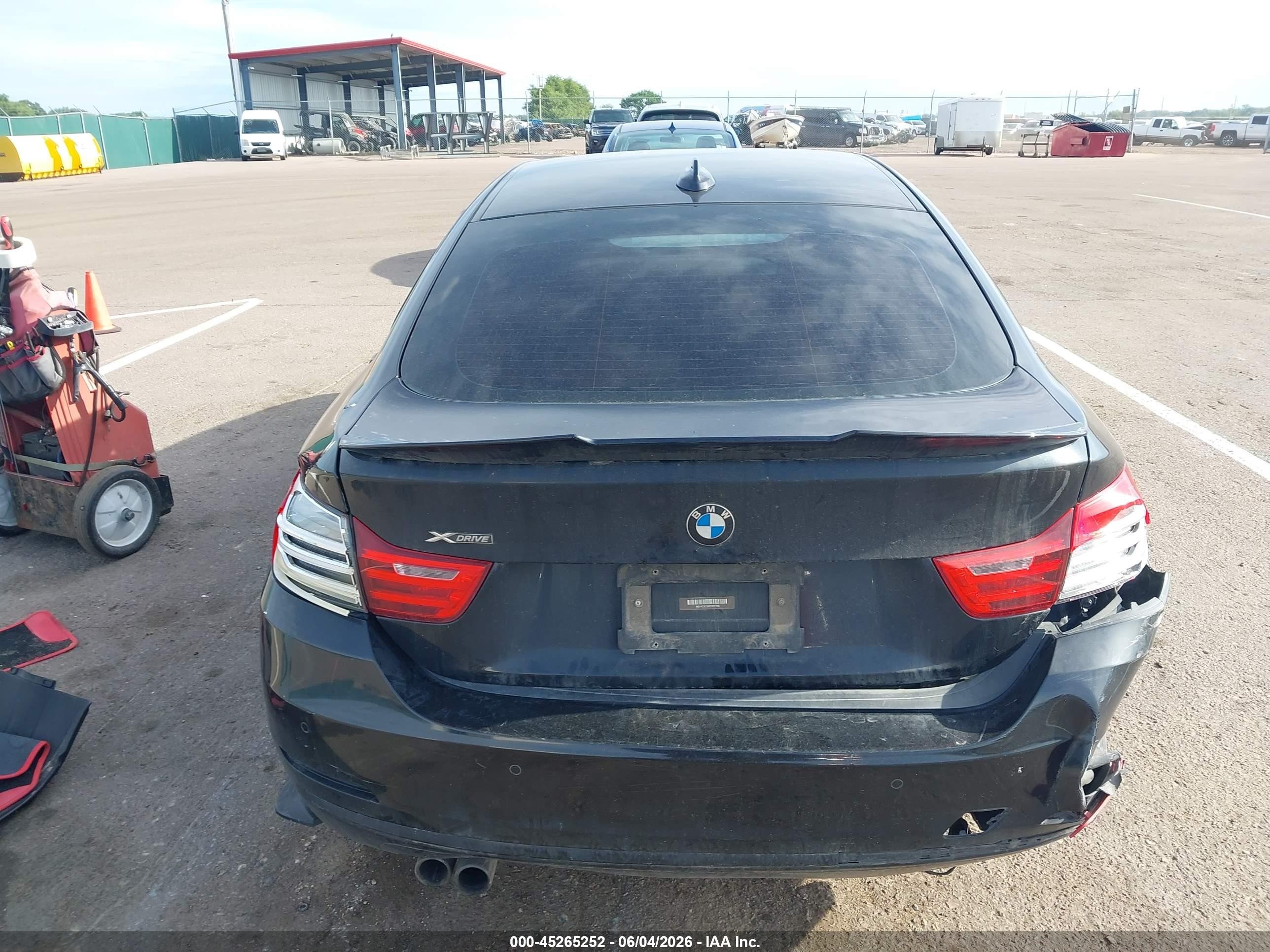 2015 Bmw 428 Gran Coupe Xdrive Black vin: WBA4C9C56FD331796