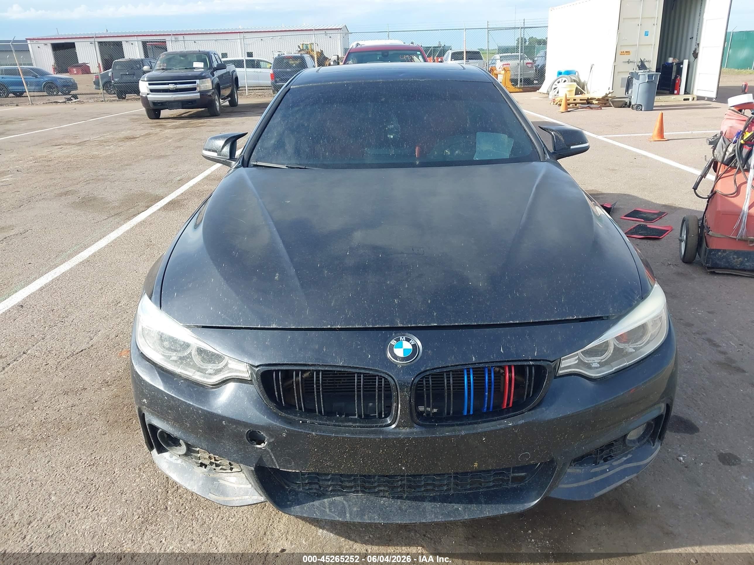 2015 Bmw 428 Gran Coupe Xdrive Black vin: WBA4C9C56FD331796