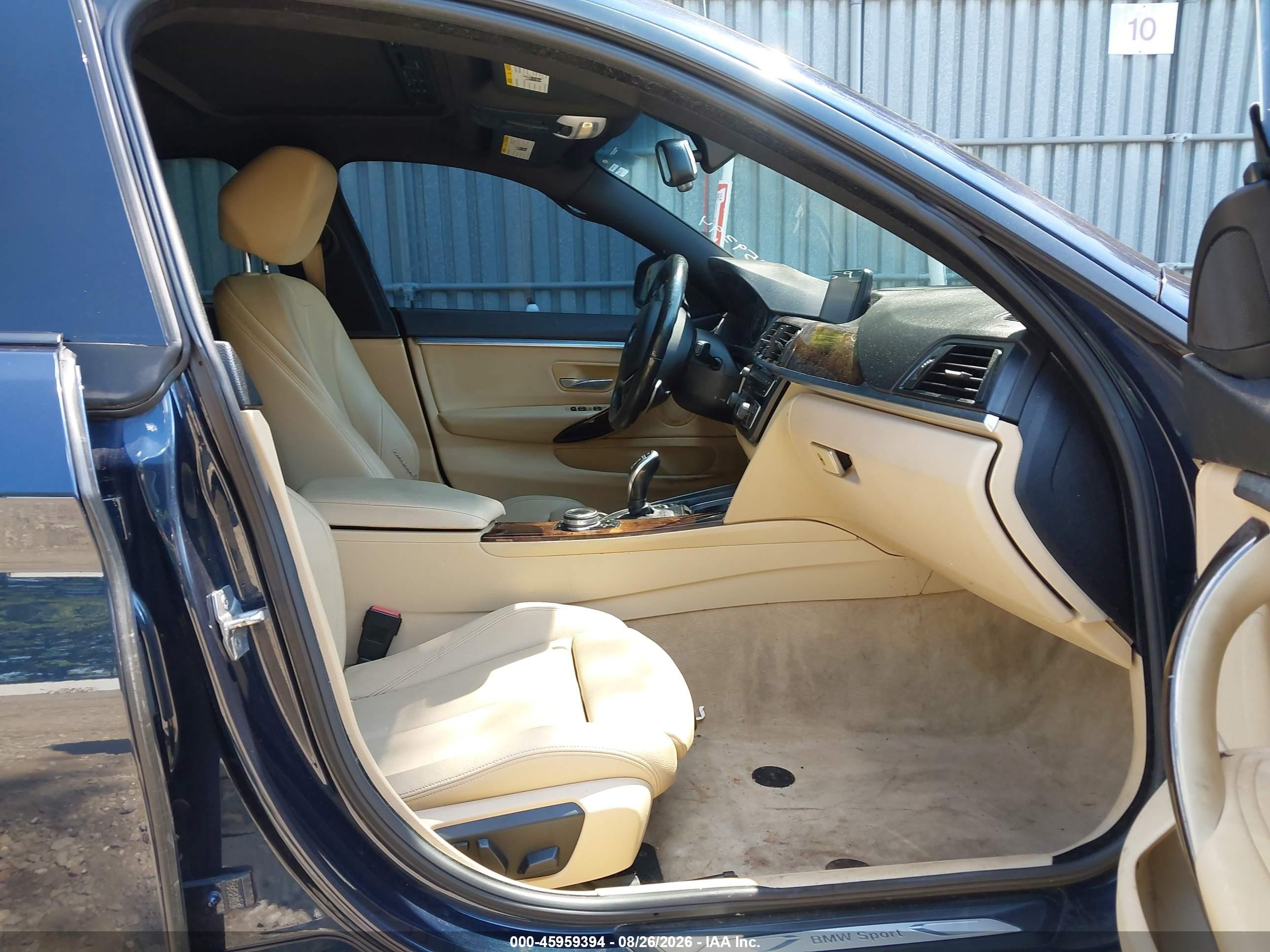 2015 Bmw 428 Gran Coupe Xdrive Blue vin: WBA4C9C56FG135436