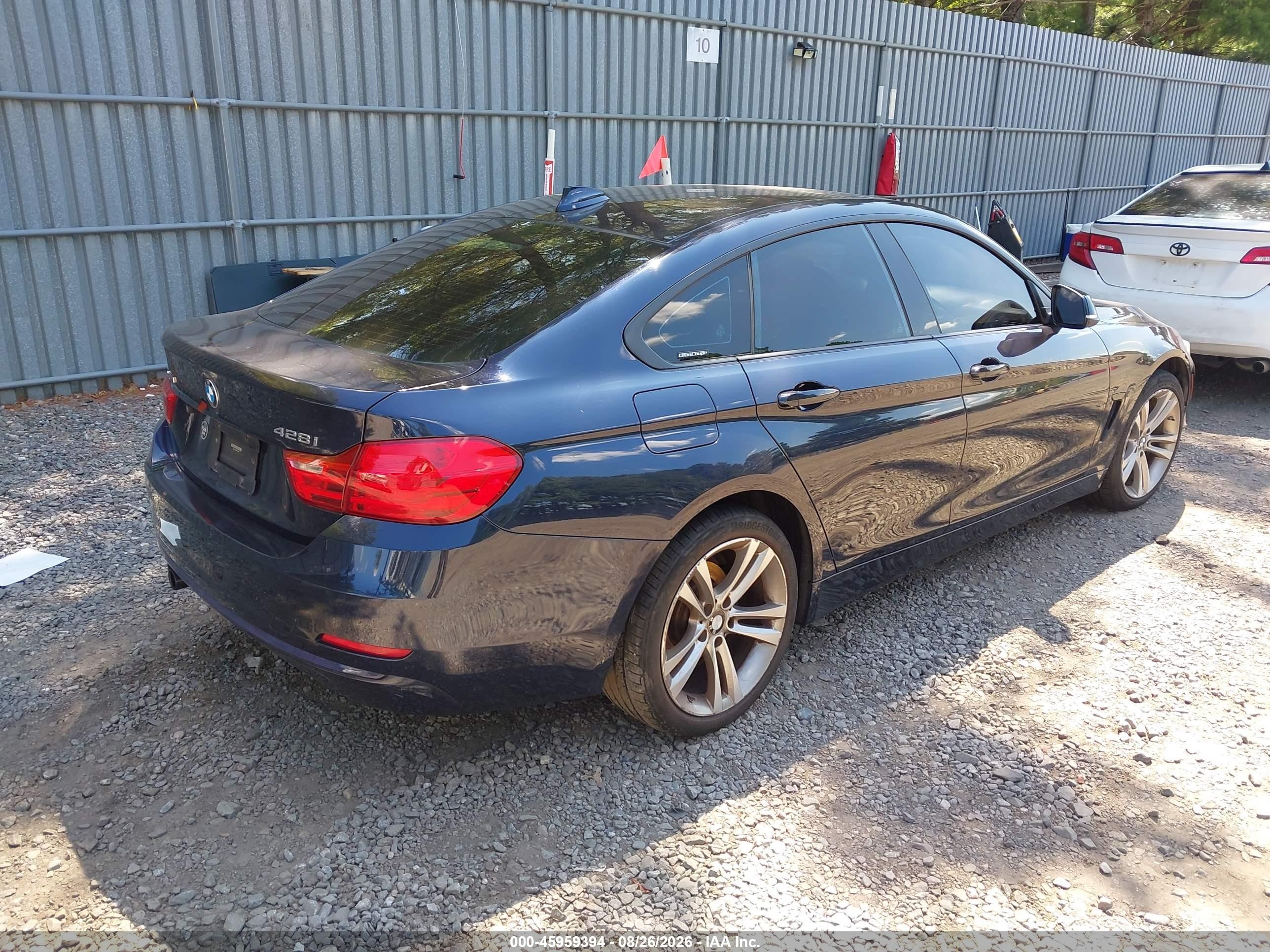 2015 Bmw 428 Gran Coupe Xdrive Blue vin: WBA4C9C56FG135436