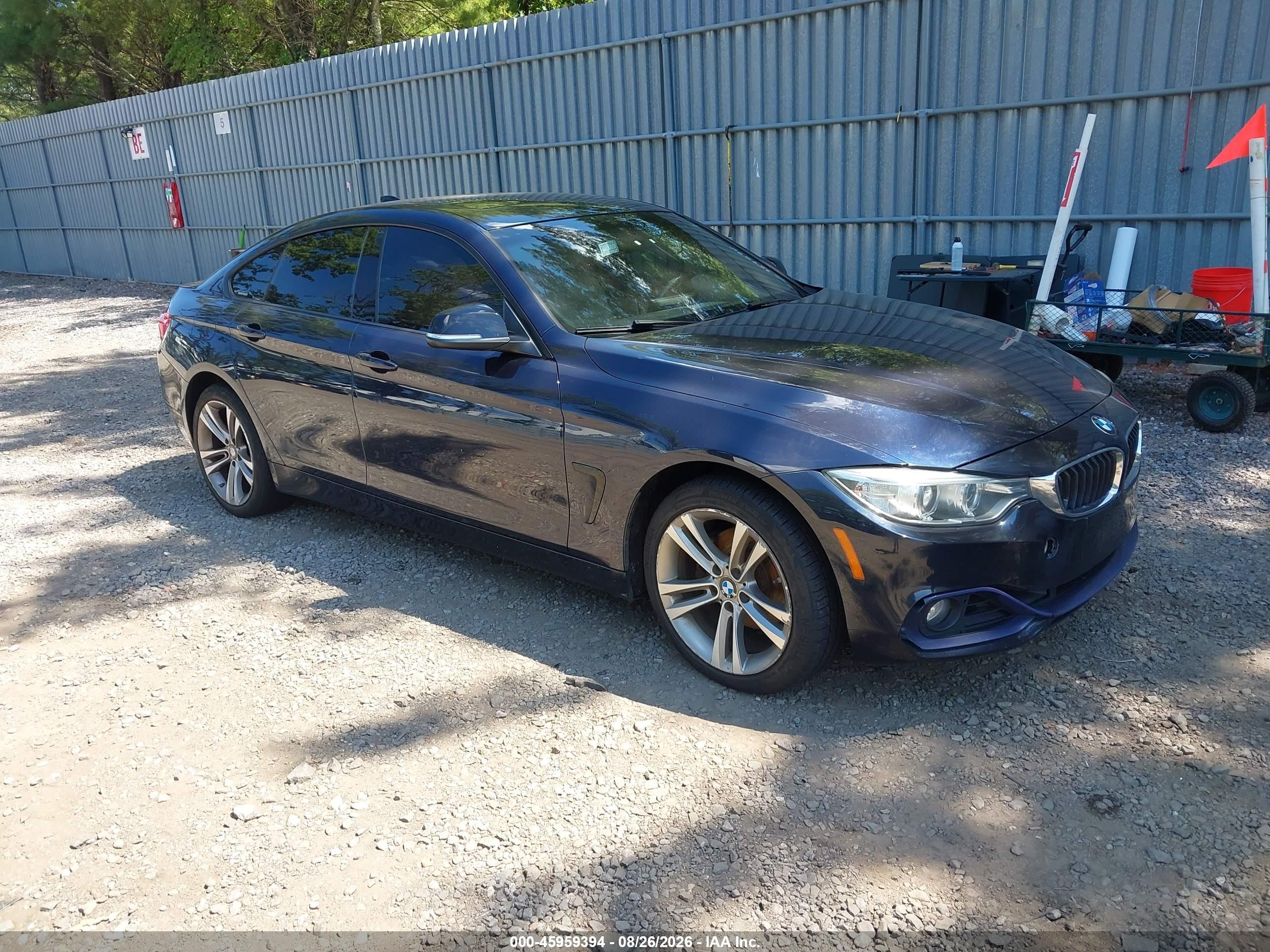 2015 Bmw 428 Gran Coupe Xdrive Blue vin: WBA4C9C56FG135436