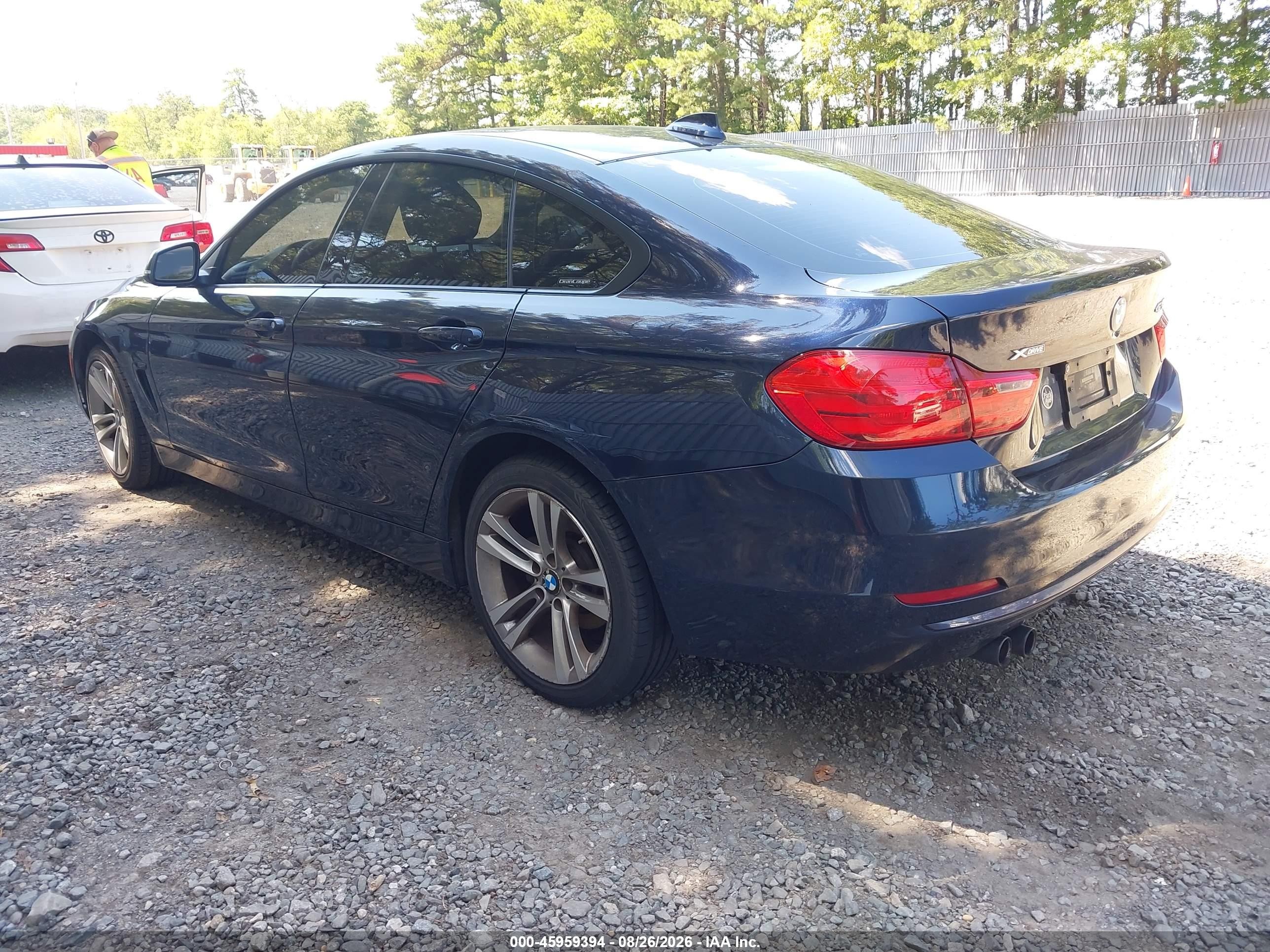 2015 Bmw 428 Gran Coupe Xdrive Blue vin: WBA4C9C56FG135436