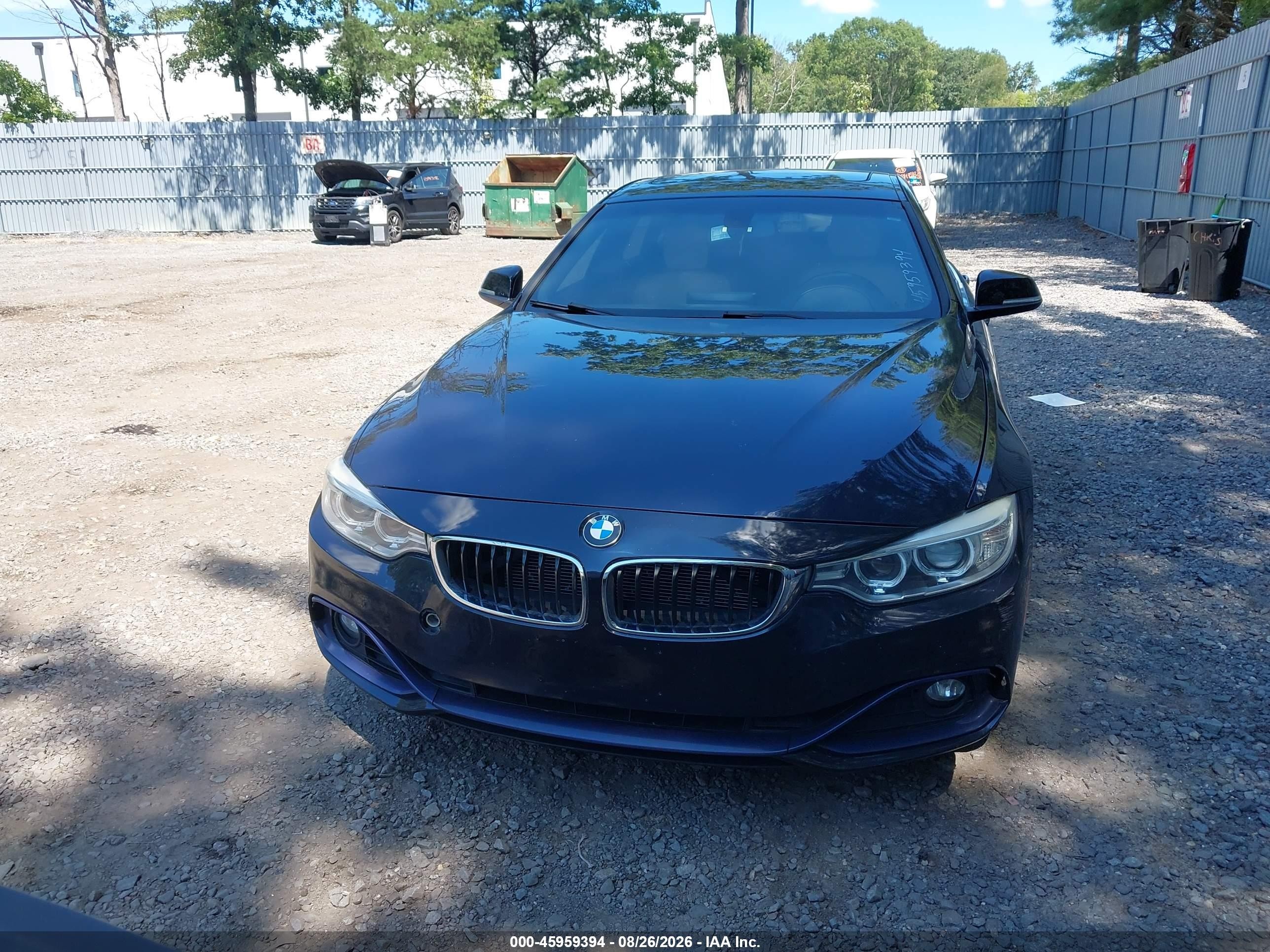 2015 Bmw 428 Gran Coupe Xdrive Blue vin: WBA4C9C56FG135436