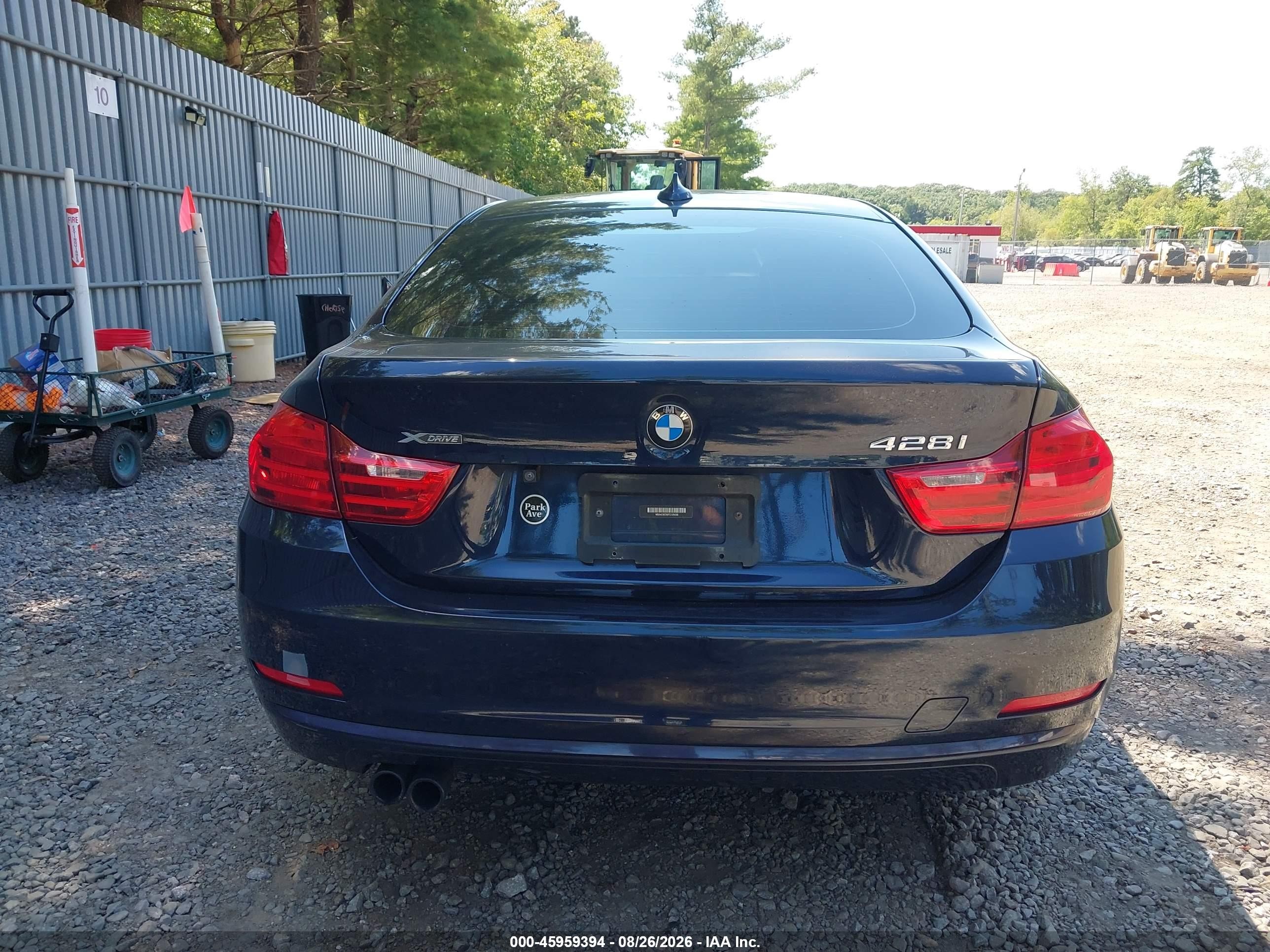 2015 Bmw 428 Gran Coupe Xdrive Blue vin: WBA4C9C56FG135436