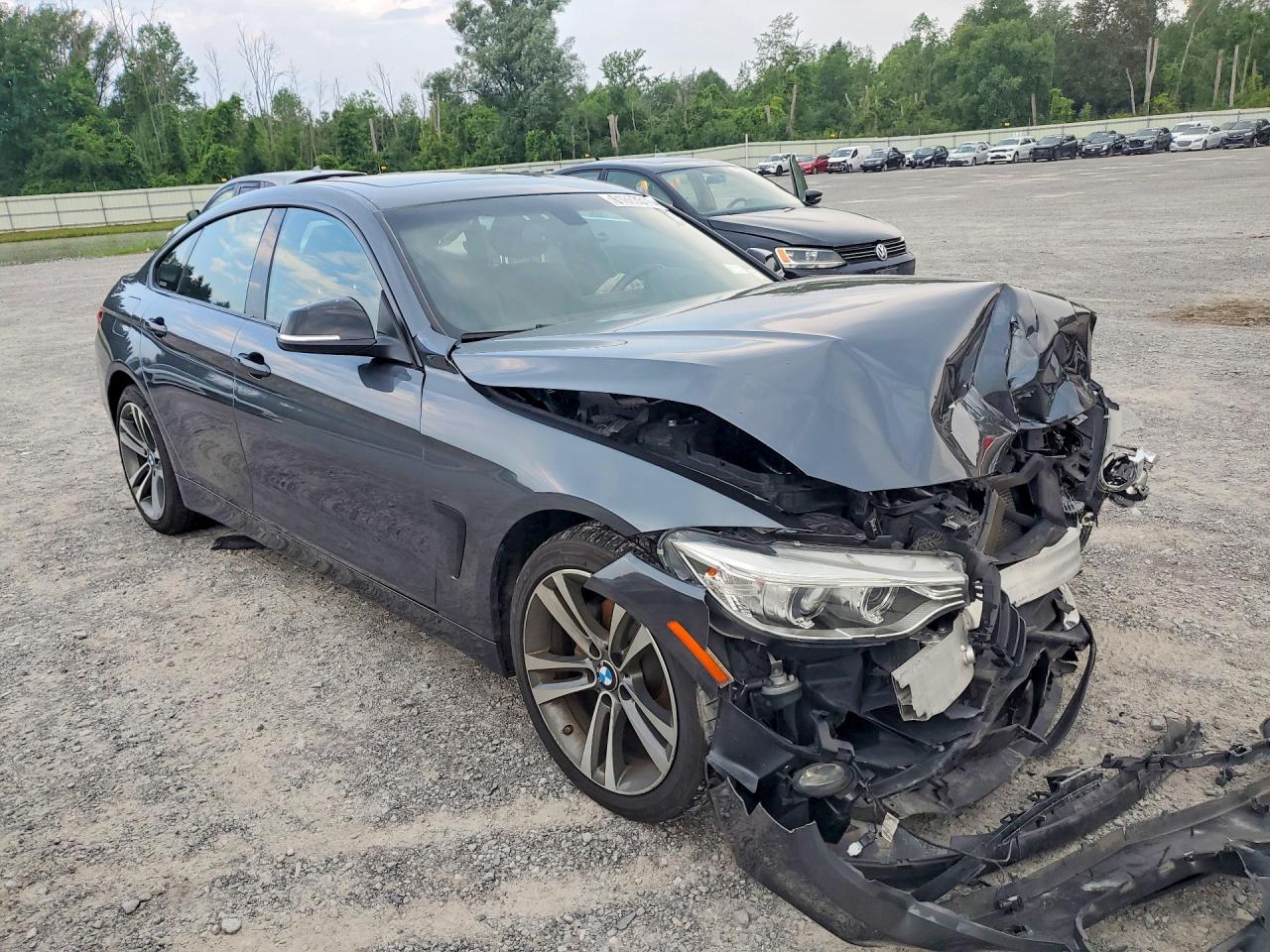 2015 Bmw 428 Xi Gran Coupe Sulev Gray vin: WBA4C9C59FD330478