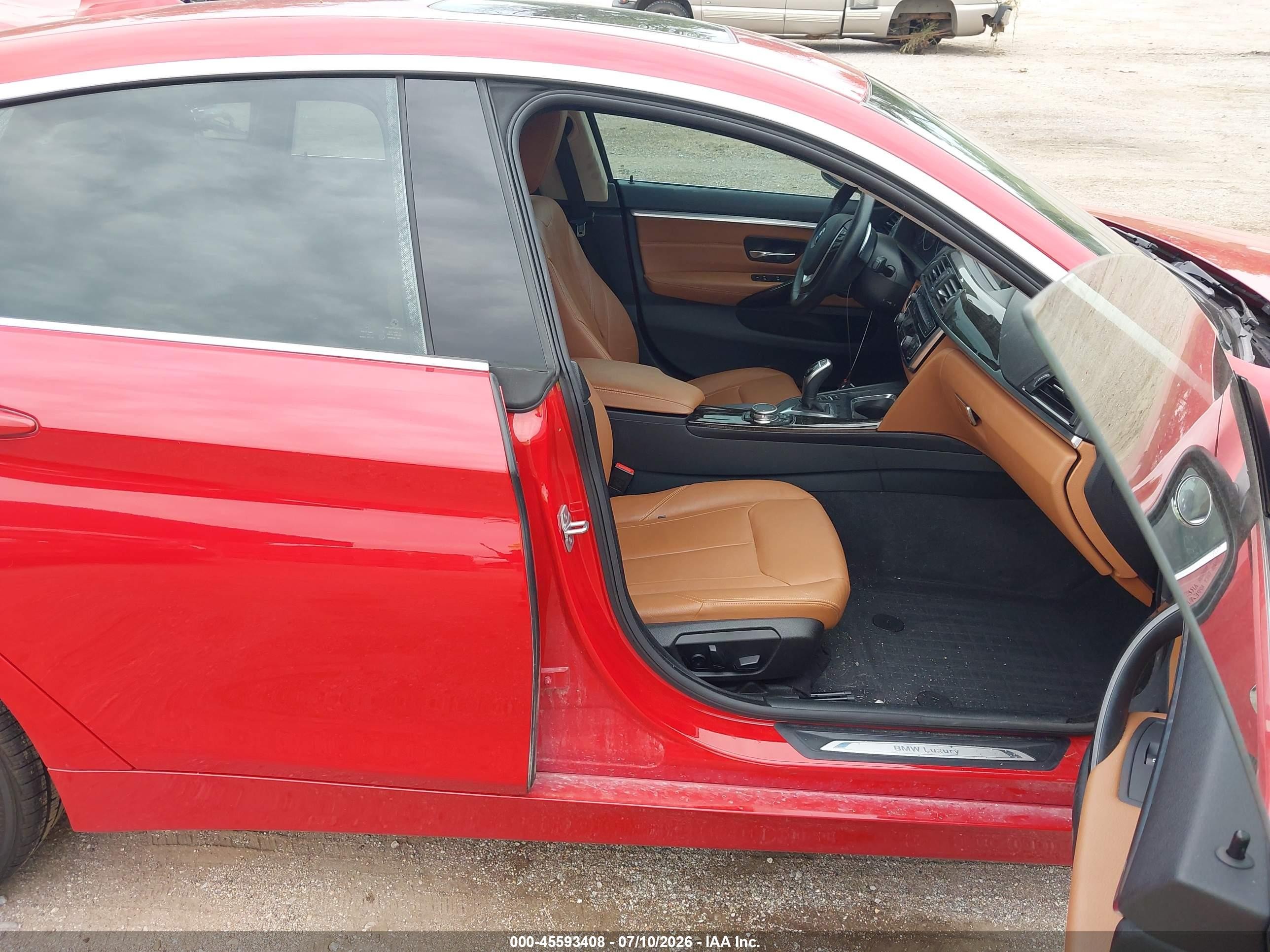 2015 Bmw 428 Gran Coupe Xdrive Red vin: WBA4C9C59FD331811