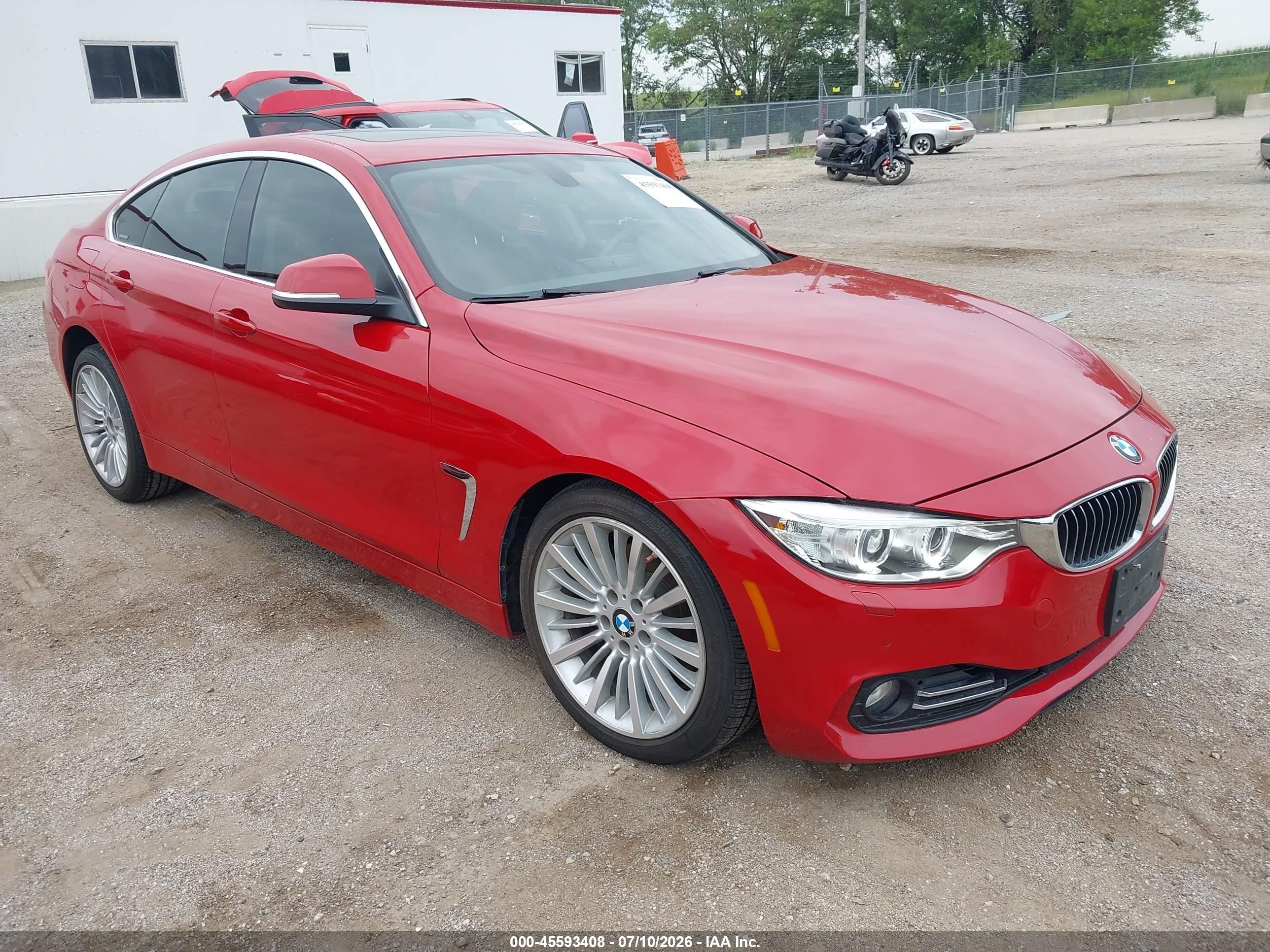 2015 Bmw 428 Gran Coupe Xdrive Красный vin: WBA4C9C59FD331811