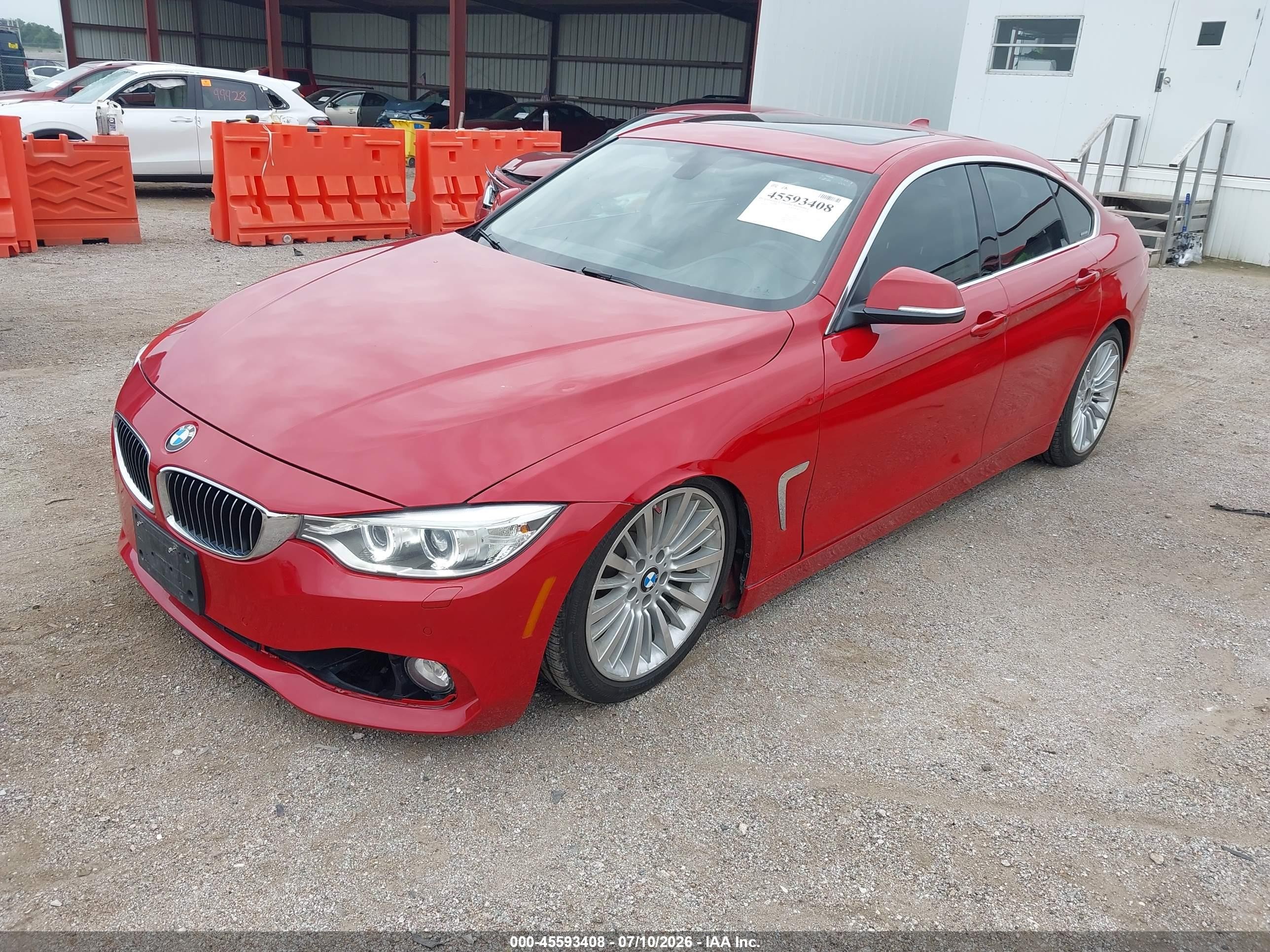 2015 Bmw 428 Gran Coupe Xdrive Red vin: WBA4C9C59FD331811