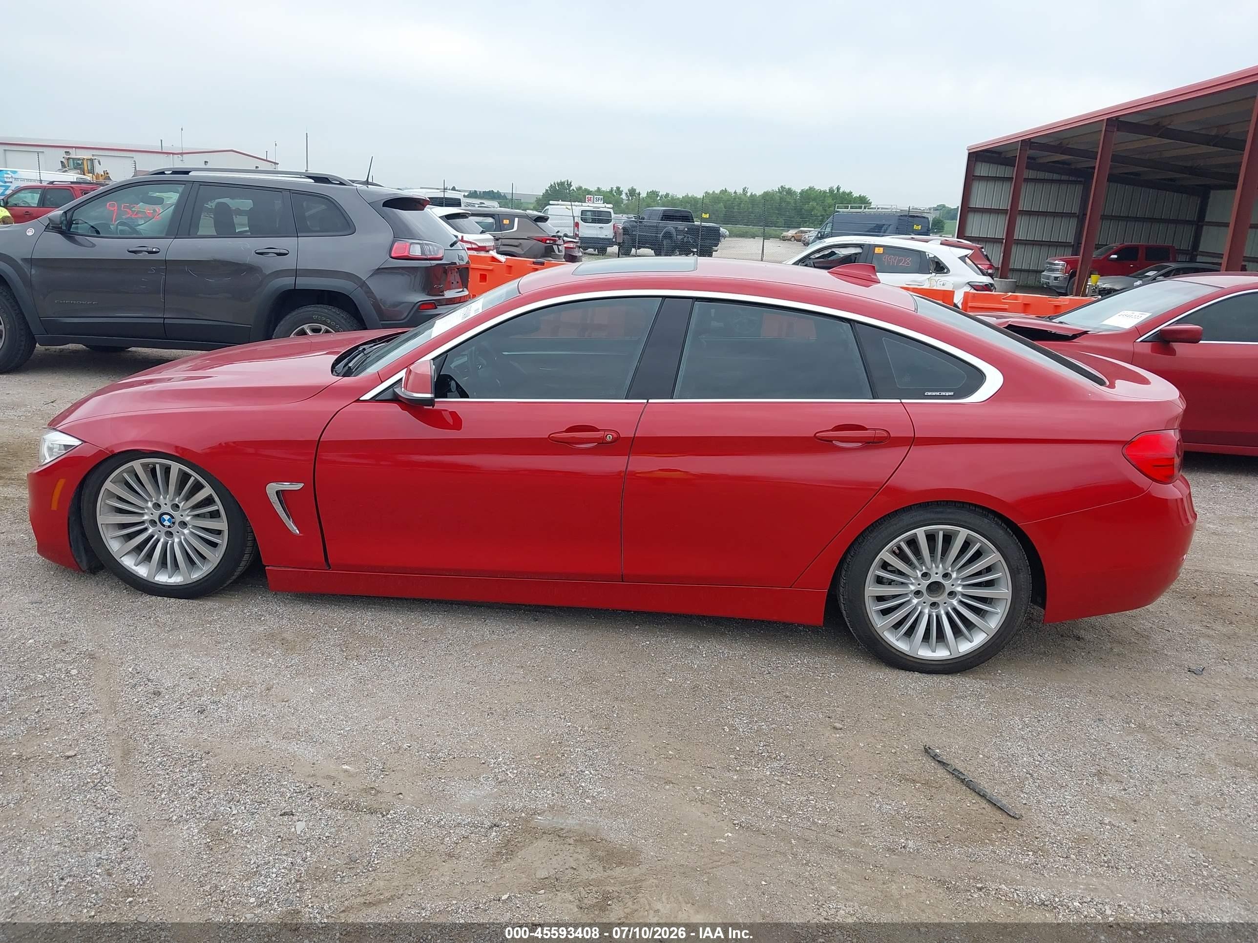 2015 Bmw 428 Gran Coupe Xdrive Red vin: WBA4C9C59FD331811