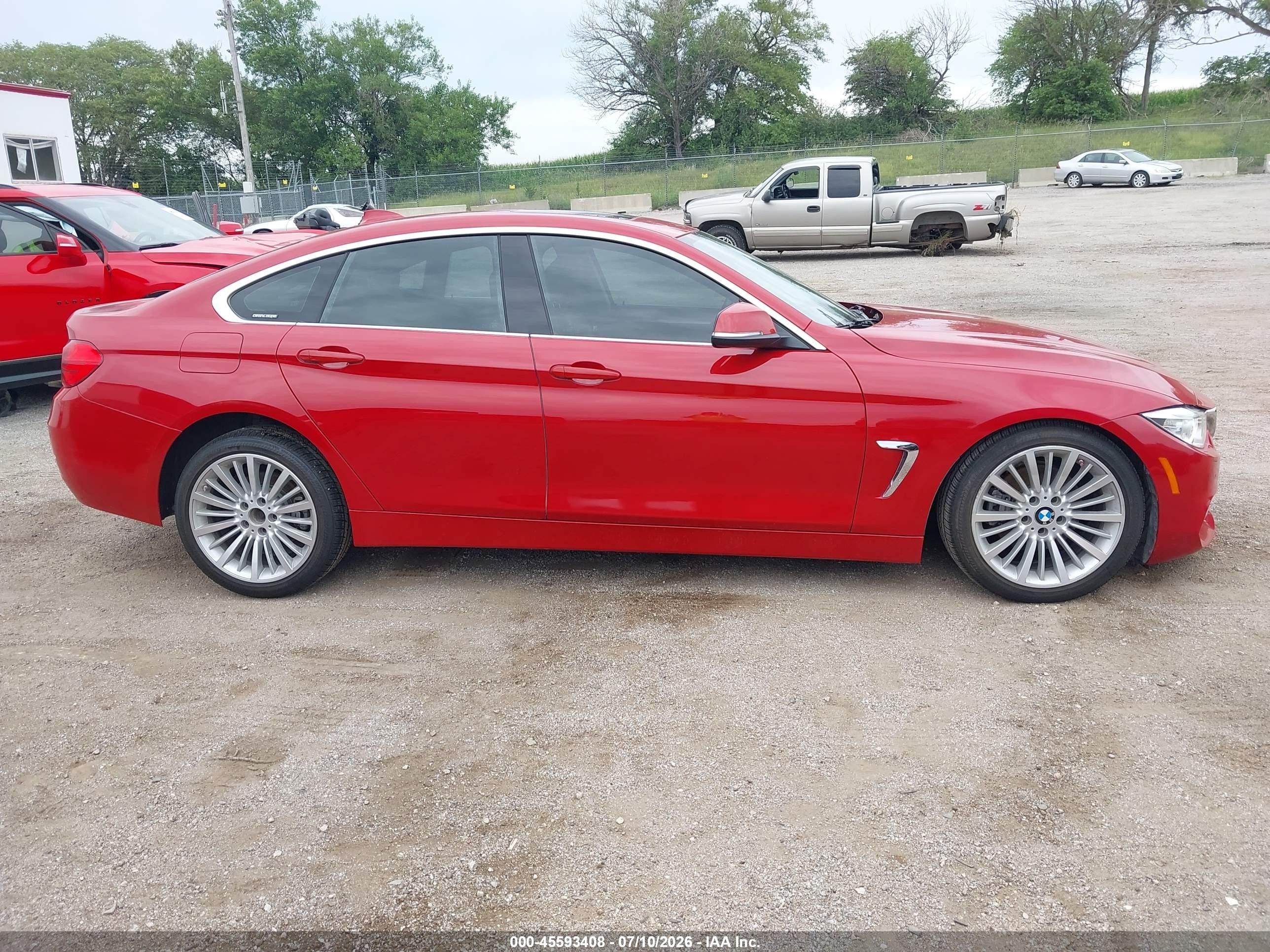 2015 Bmw 428 Gran Coupe Xdrive Red vin: WBA4C9C59FD331811
