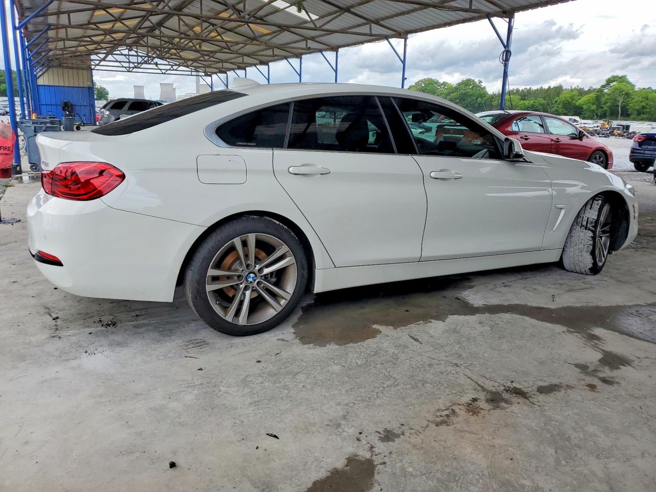 2019 Bmw 430i Gran Coupe White vin: WBA4J1C53KBM16205