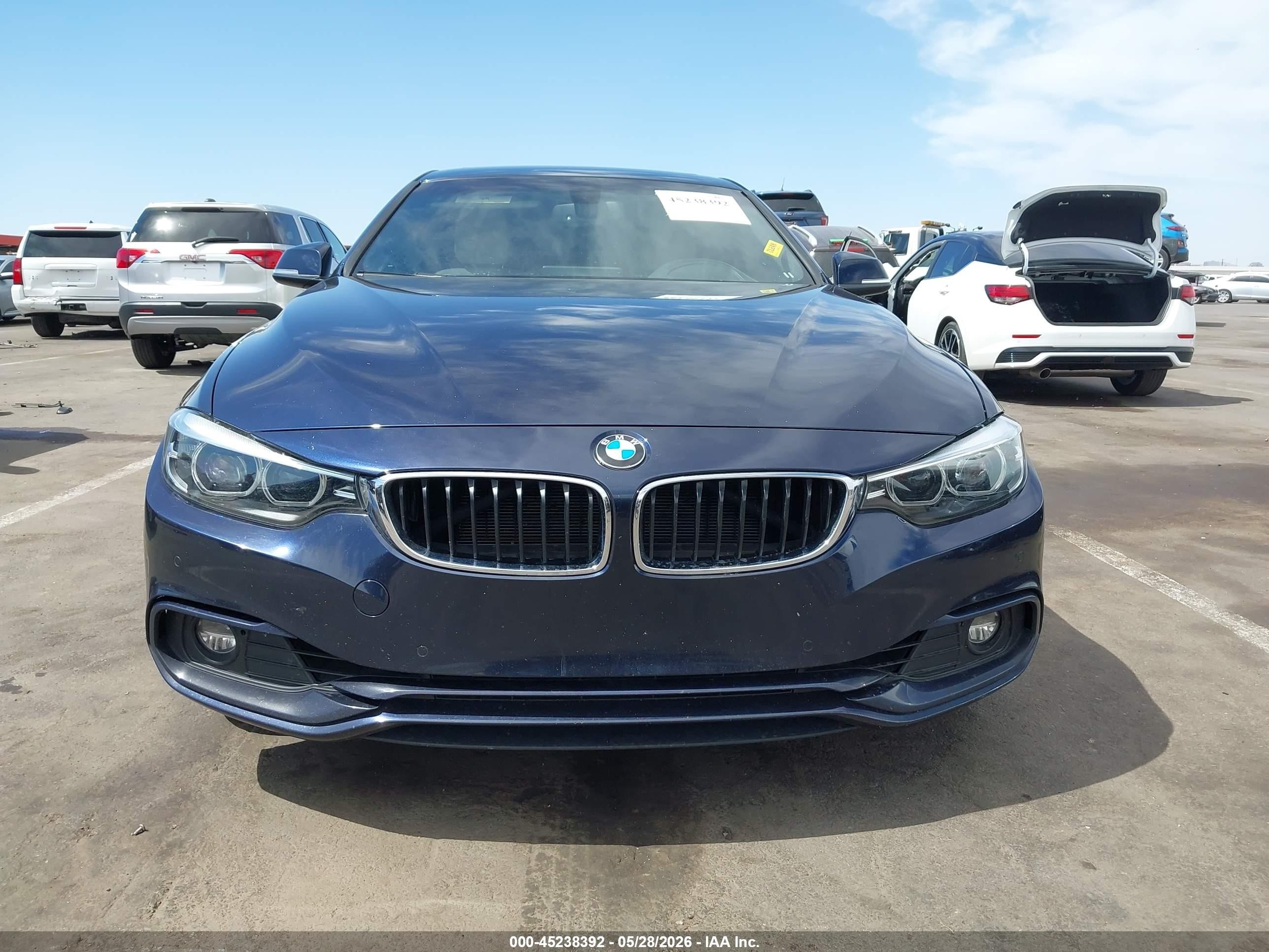 2019 Bmw 430i Gran Coupe   Blue vin: WBA4J1C53KBM18441