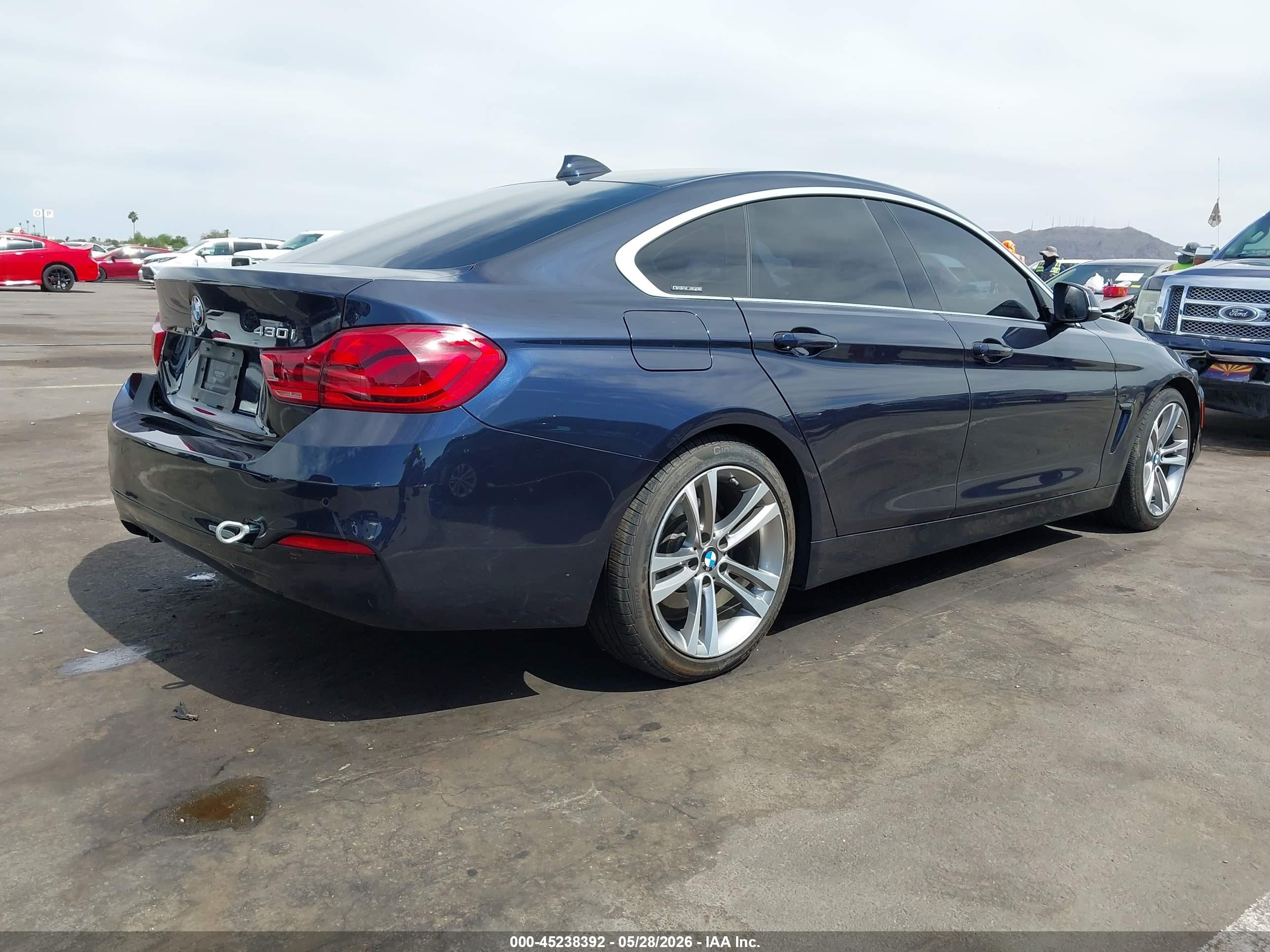 2019 Bmw 430i Gran Coupe   Blue vin: WBA4J1C53KBM18441