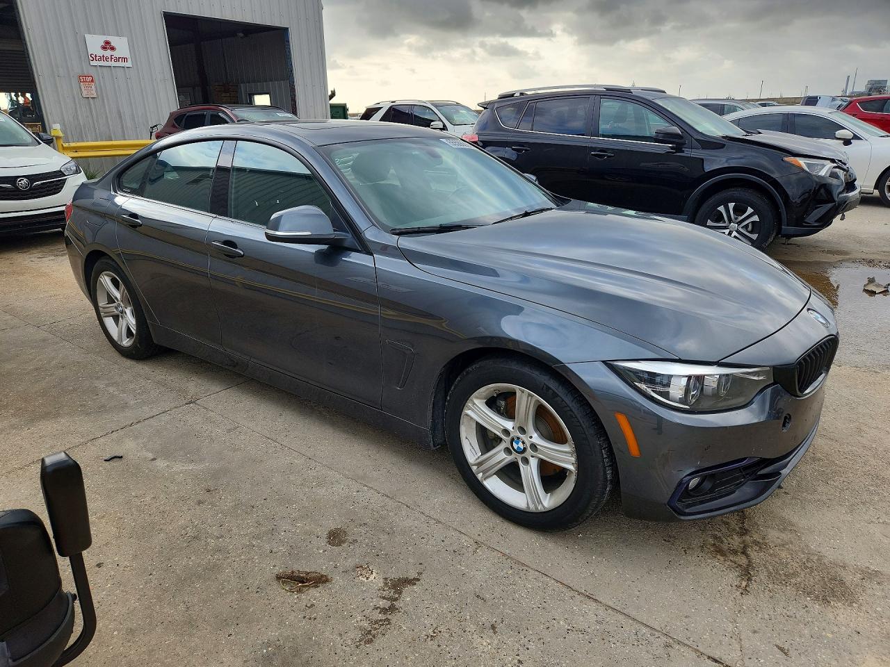 2018 Bmw 430i Gran Coupe Gray vin: WBA4J1C56JBM09960