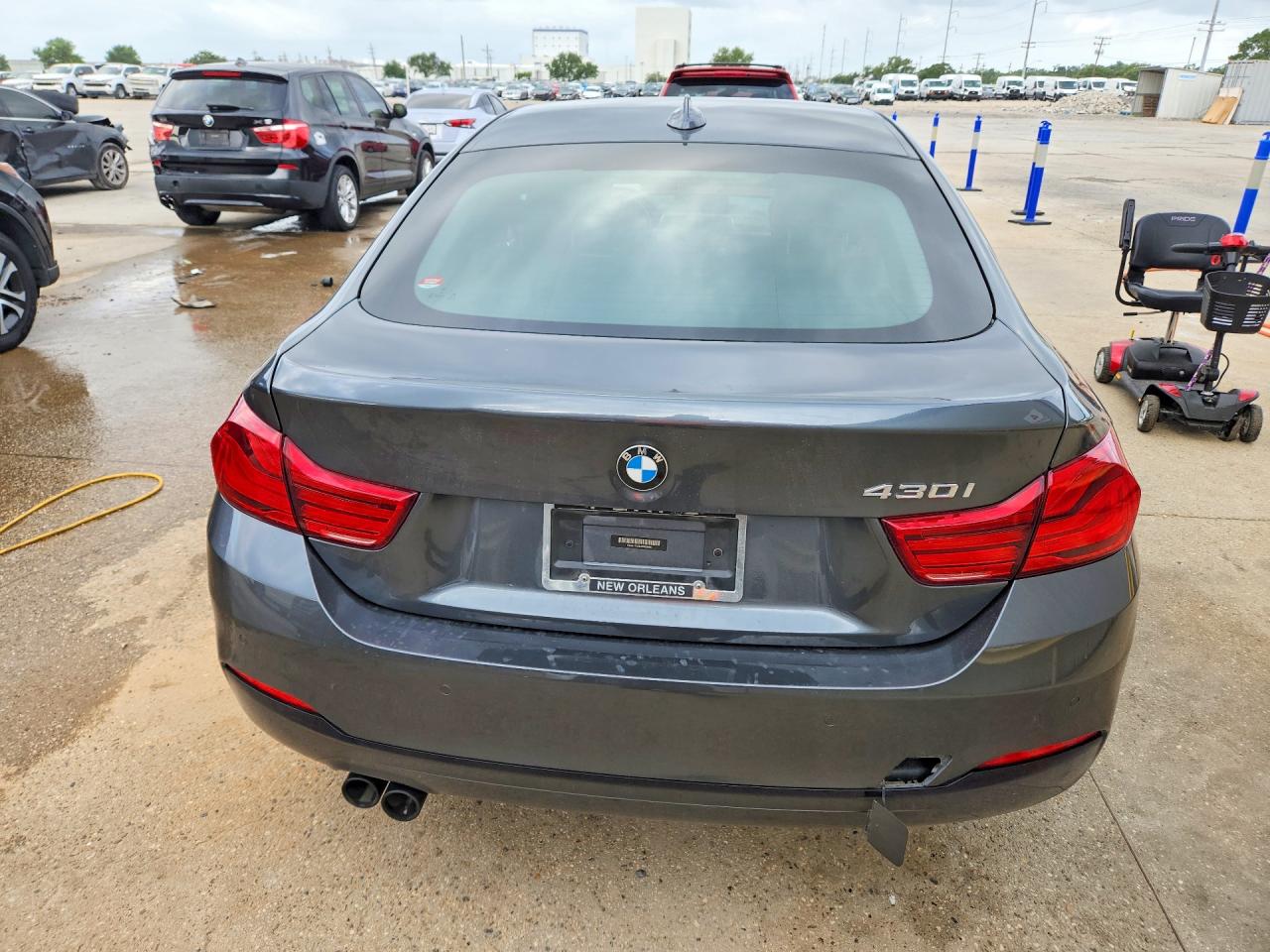 2018 Bmw 430i Gran Coupe Gray vin: WBA4J1C56JBM09960