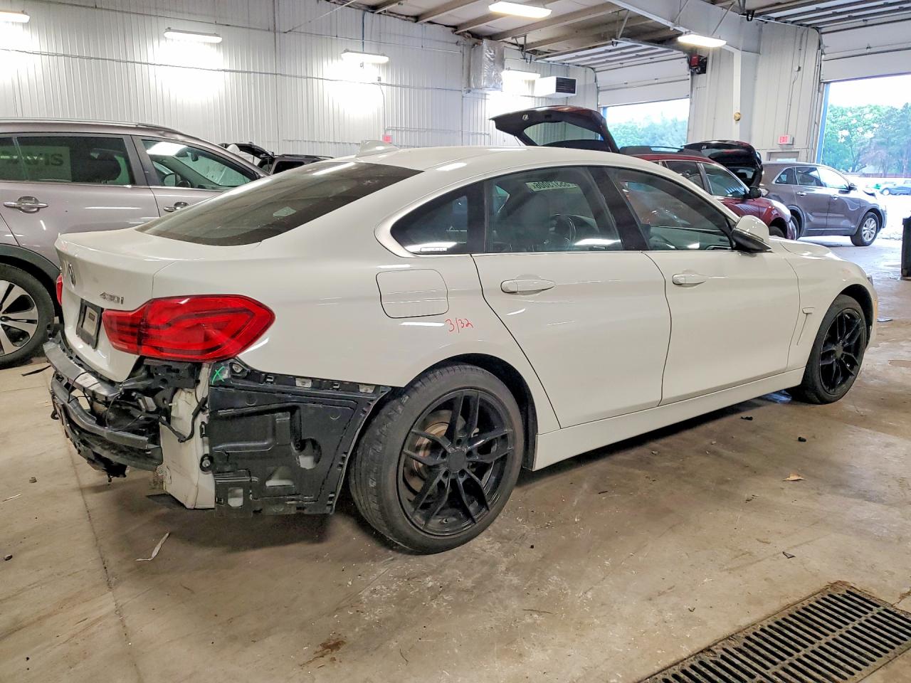 2018 Bmw 430xi Gran Coupe Белый vin: WBA4J3C51JBB97659