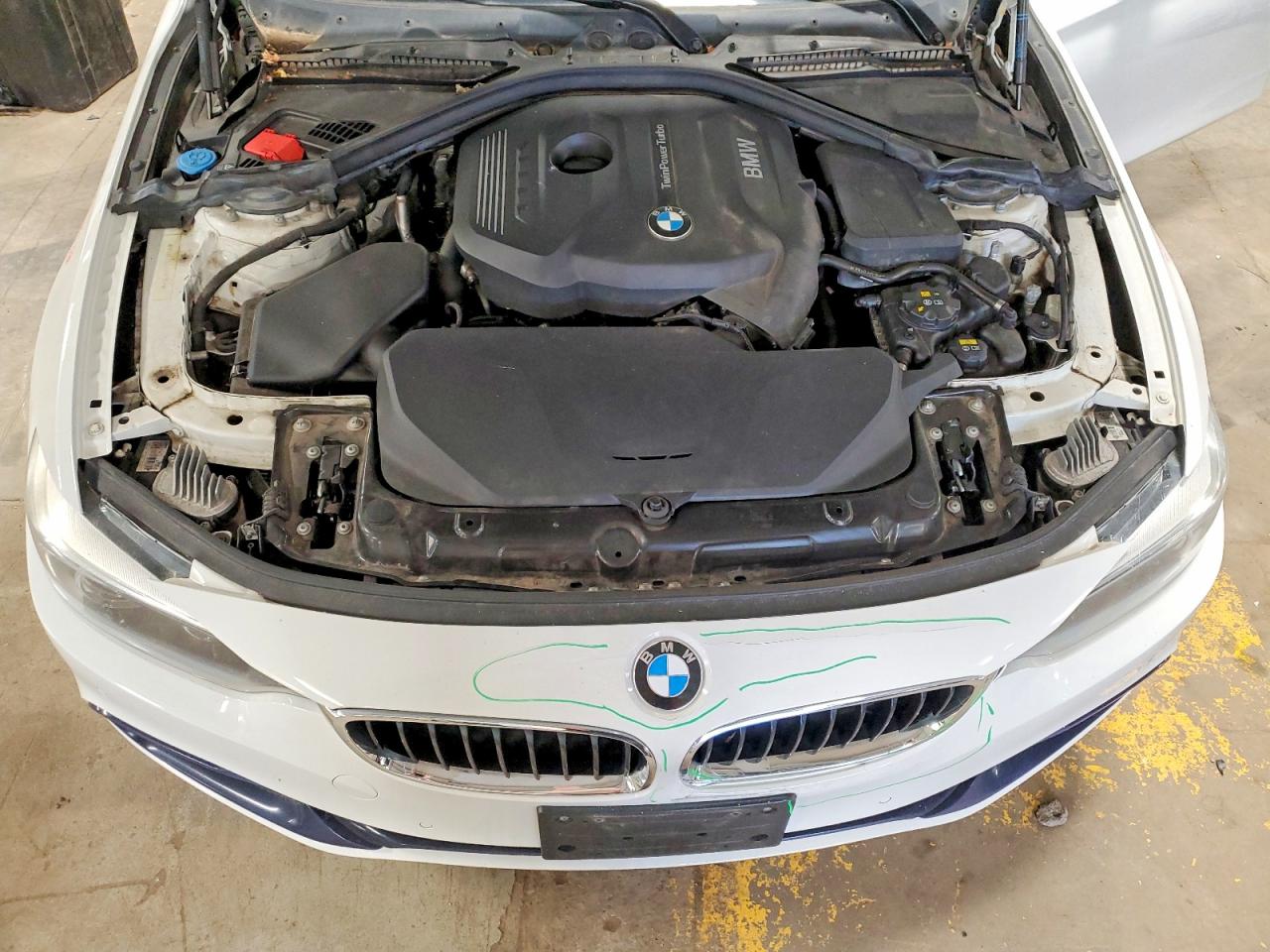 2018 Bmw 430xi Gran Coupe Белый vin: WBA4J3C51JBB97659