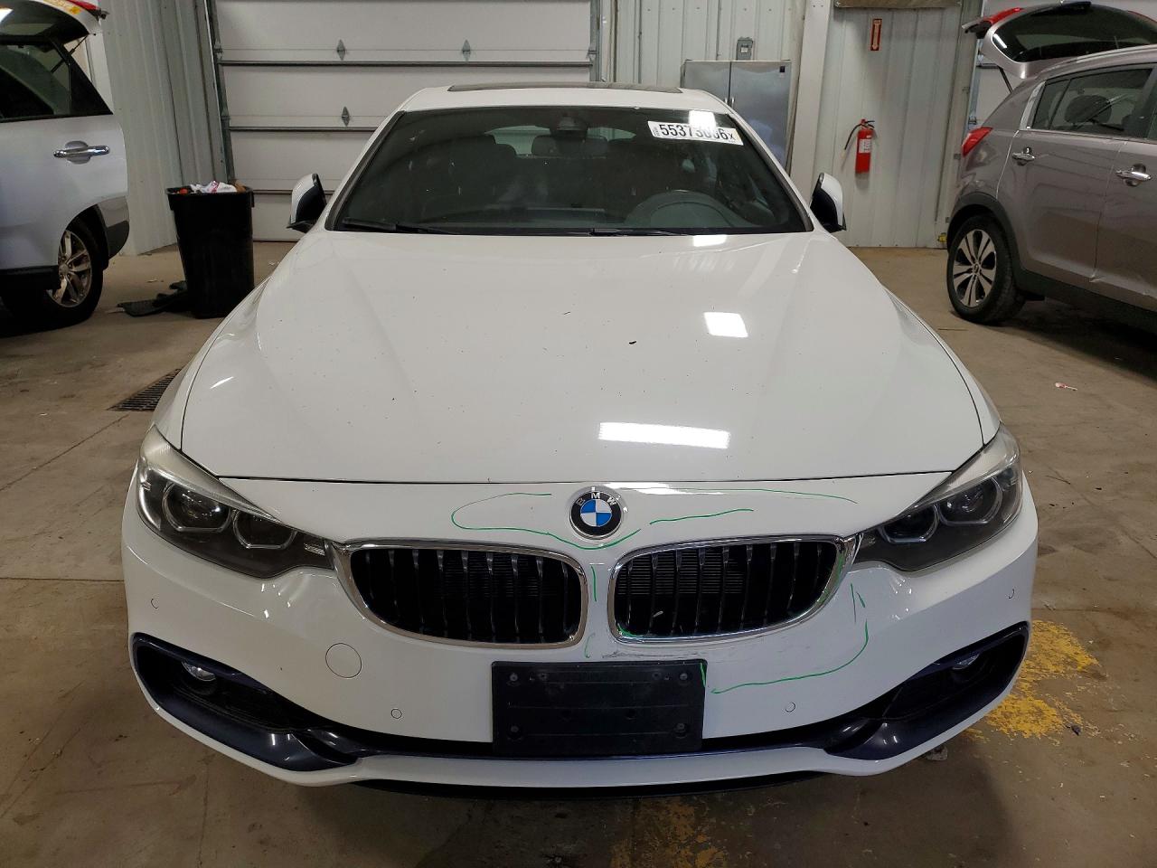 2018 Bmw 430xi Gran Coupe Белый vin: WBA4J3C51JBB97659
