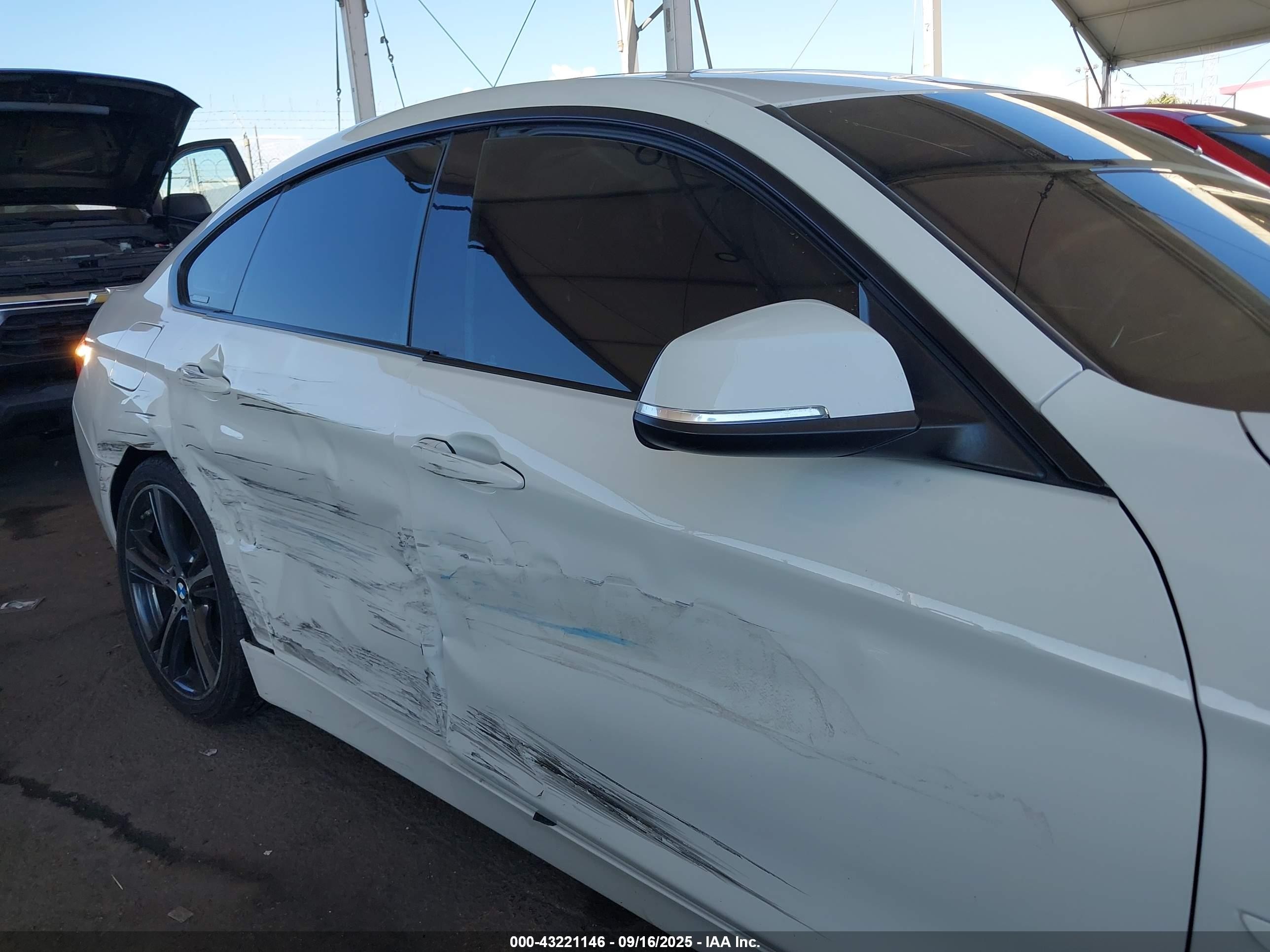 2018 Bmw 440i Gran Coupe   White vin: WBA4J5C55JBM64892