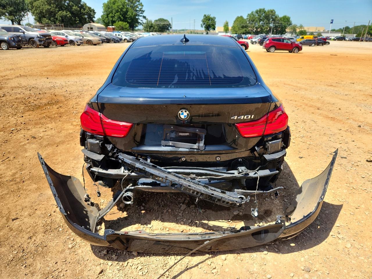 2018 Bmw 440i Gran Coupe Black vin: WBA4J5C59JBF07746