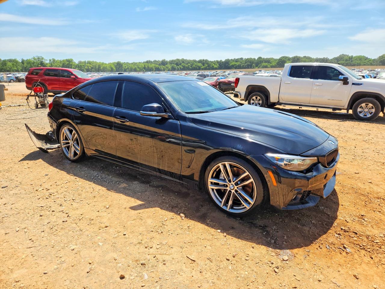 2018 Bmw 440i Gran Coupe Black vin: WBA4J5C59JBF07746