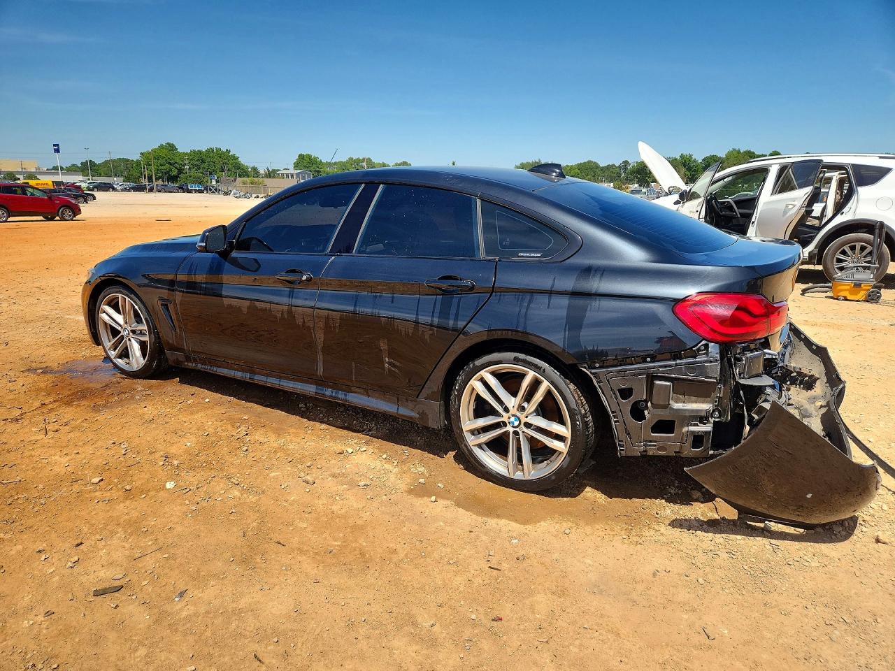 2018 Bmw 440i Gran Coupe Black vin: WBA4J5C59JBF07746
