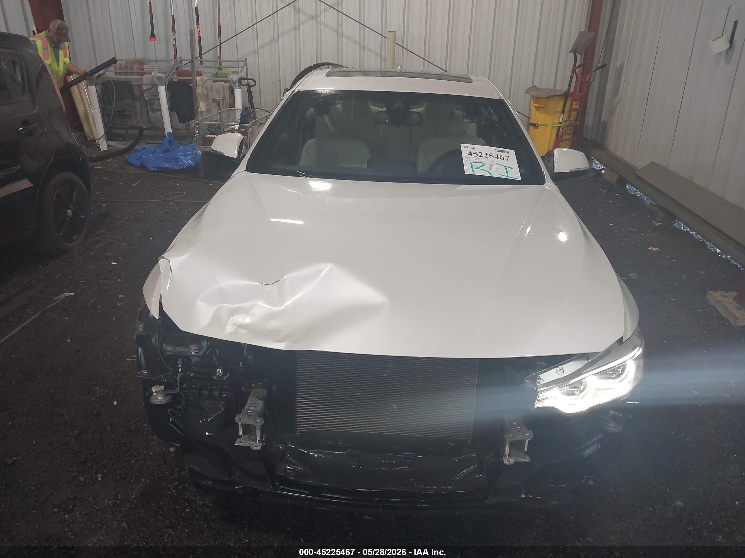 2017 Bmw 440i Xdrive White vin: WBA4P3C33HK528665