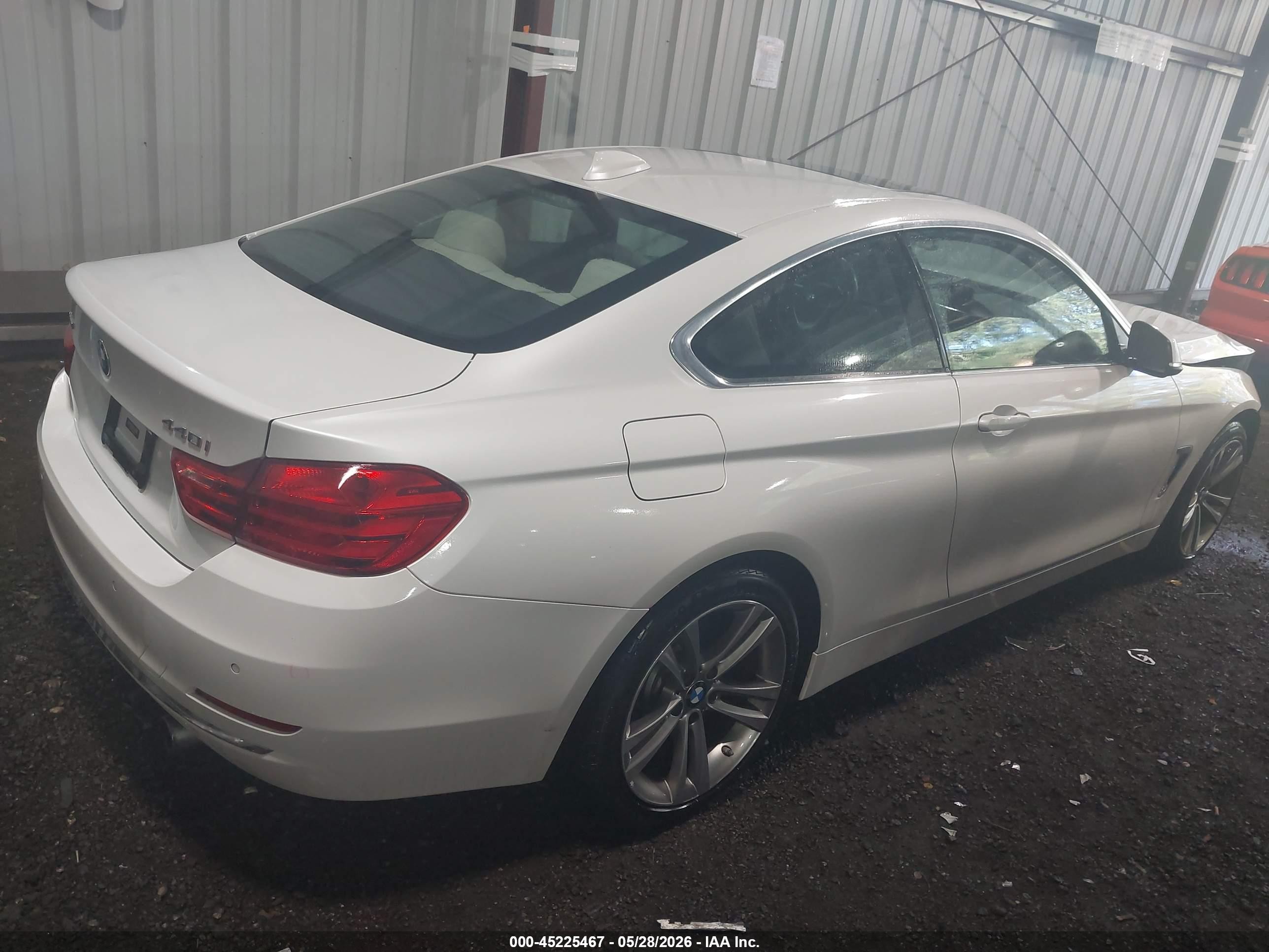 2017 Bmw 440i Xdrive White vin: WBA4P3C33HK528665