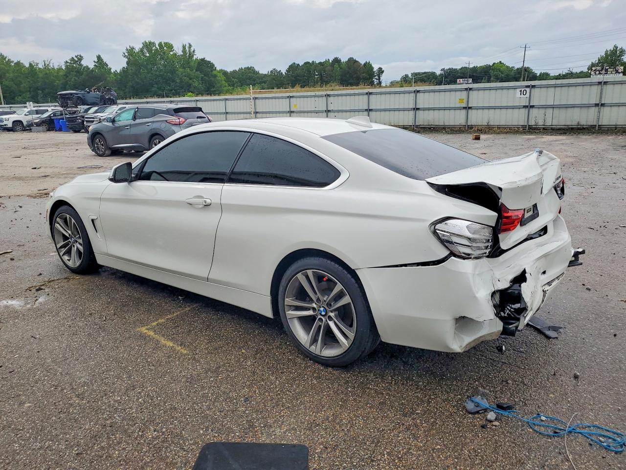 2017 Bmw 430i Белый vin: WBA4R7C52HK679838