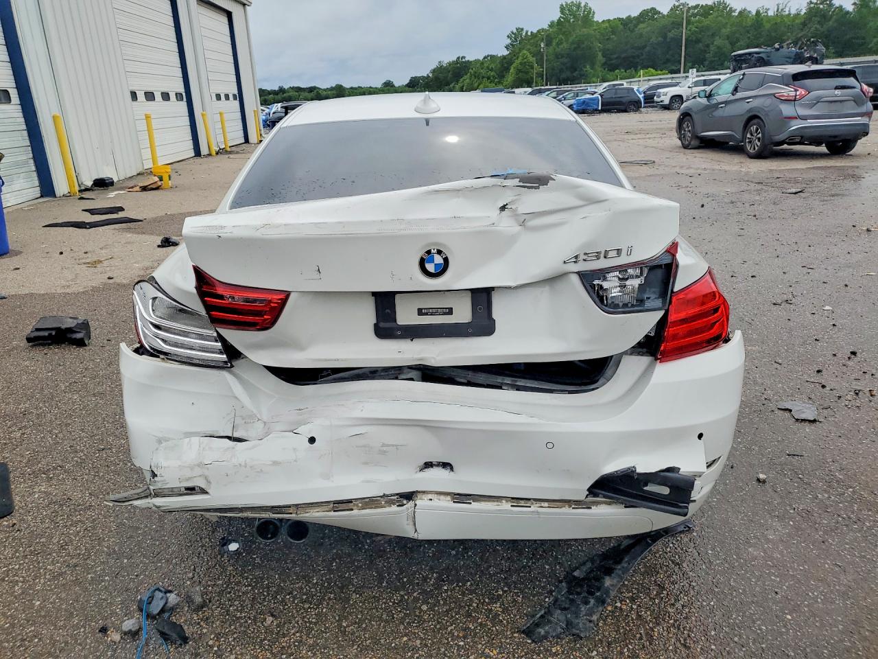 2017 Bmw 430i Белый vin: WBA4R7C52HK679838